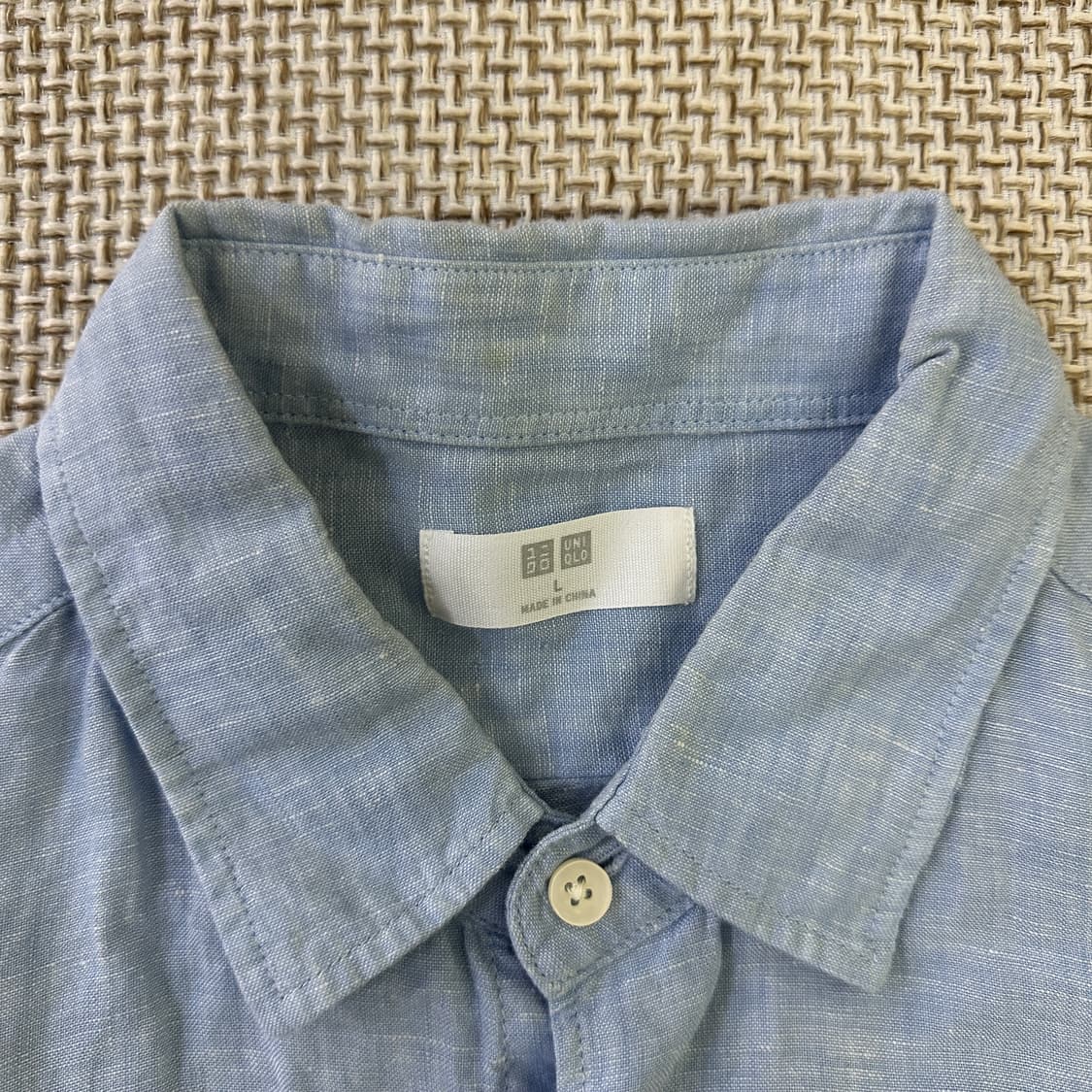 L 유니클로 긴팔 셔츠 0428D 상품이미지3