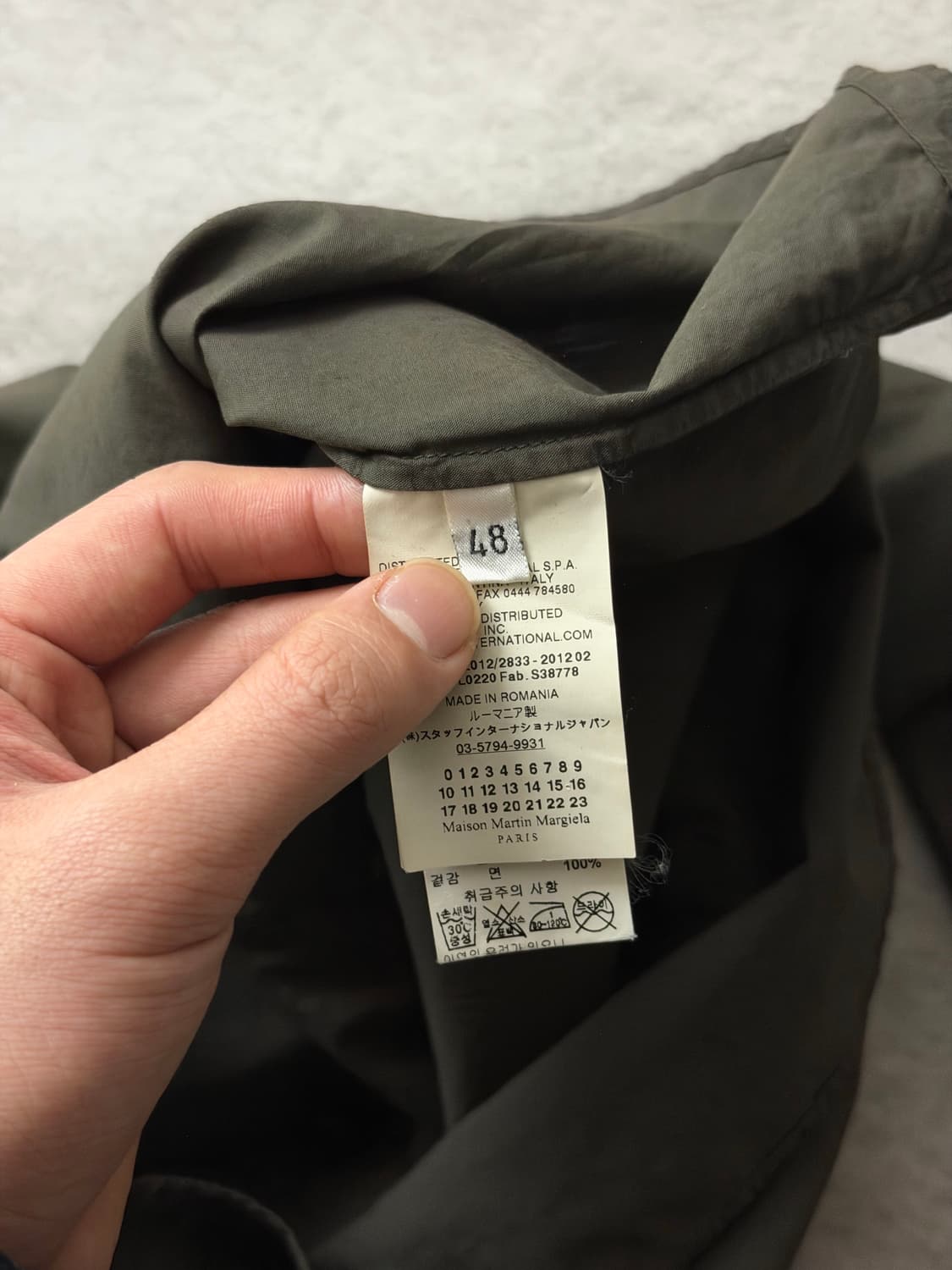 마르지엘라 스티치 코튼셔츠 상품이미지7