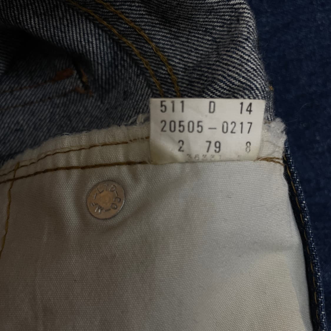 [36x34] 70s Levis 리바이스 오렌지탭 505 USA 상품이미지6