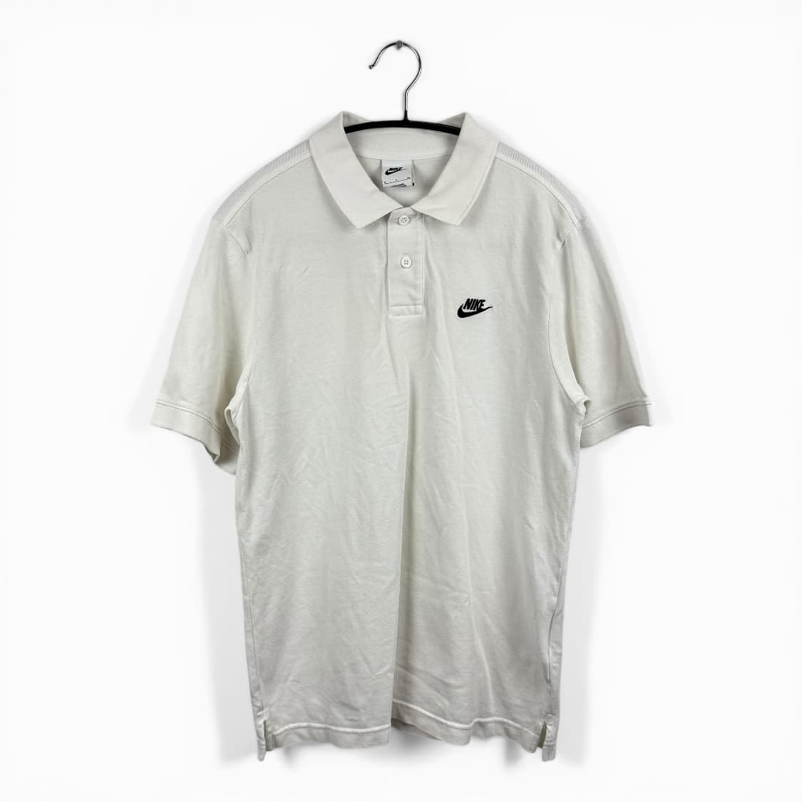 (S) 나이키 퓨추라 반팔 카라 티 화이트 상품이미지1