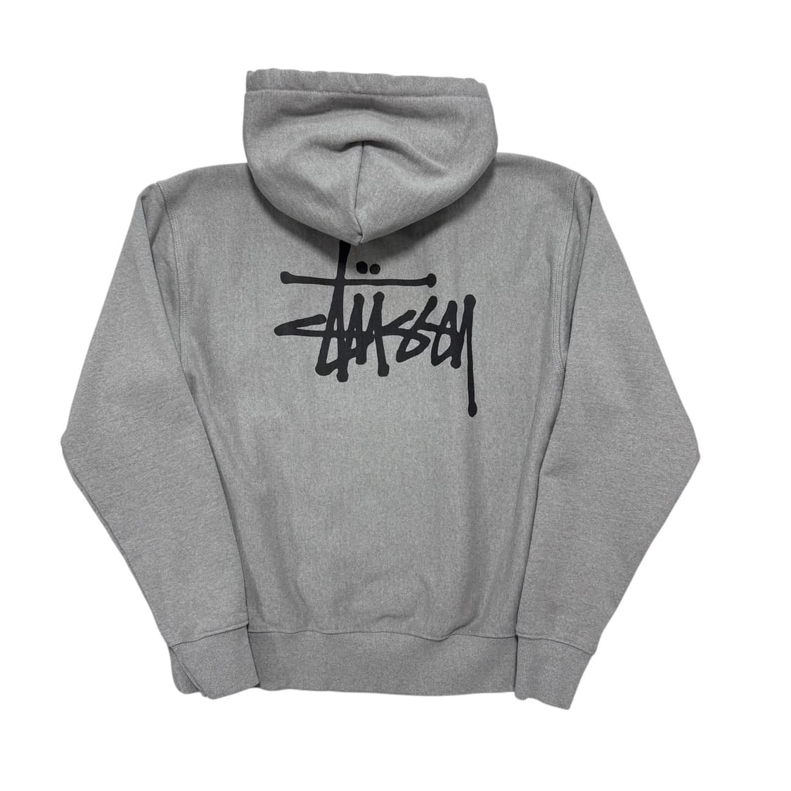 정품 스투시 빅로고 그레이 후드티 상품이미지2