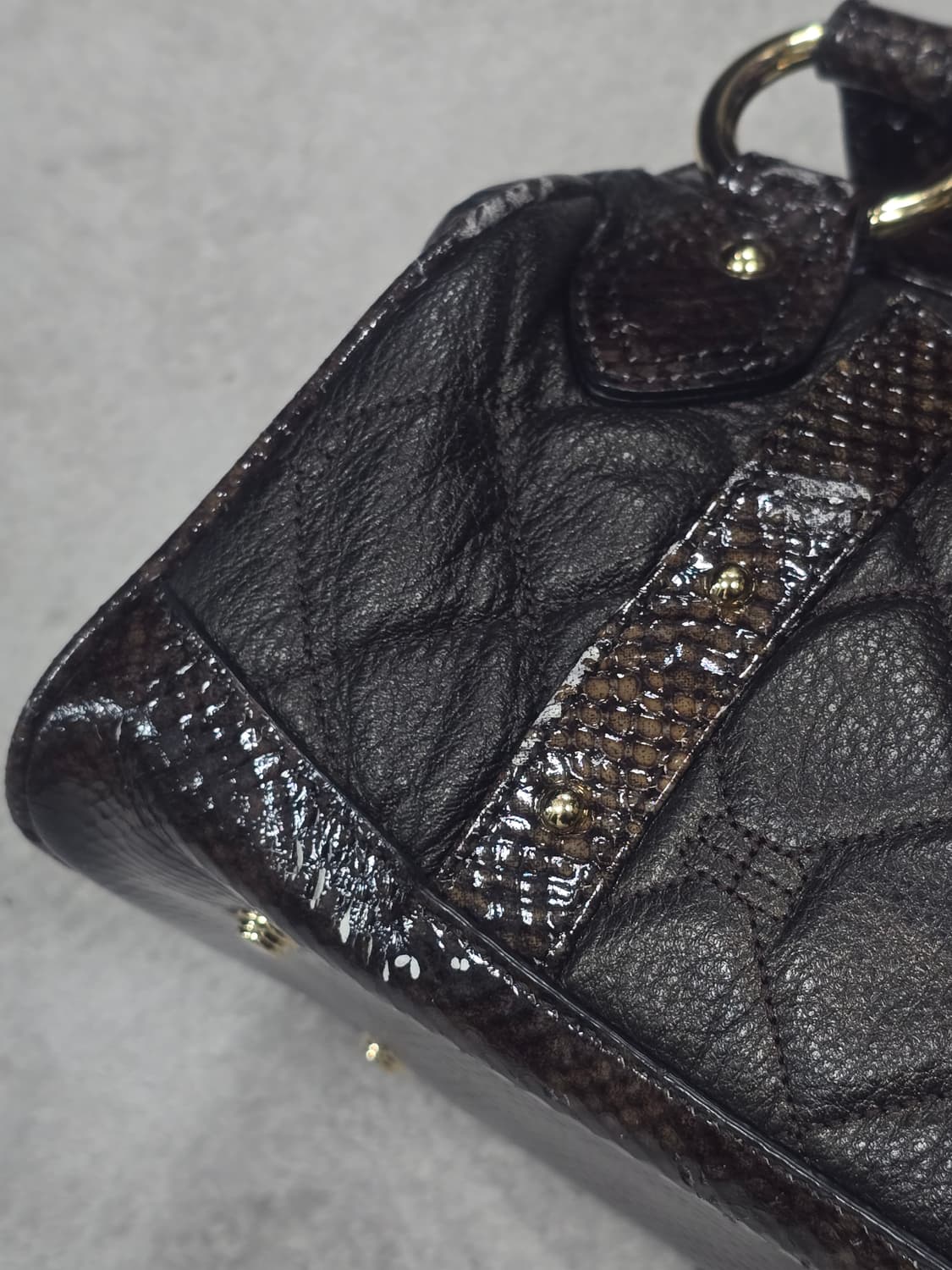 발렌시아가 00s 뱀피 핸드백 상품이미지9