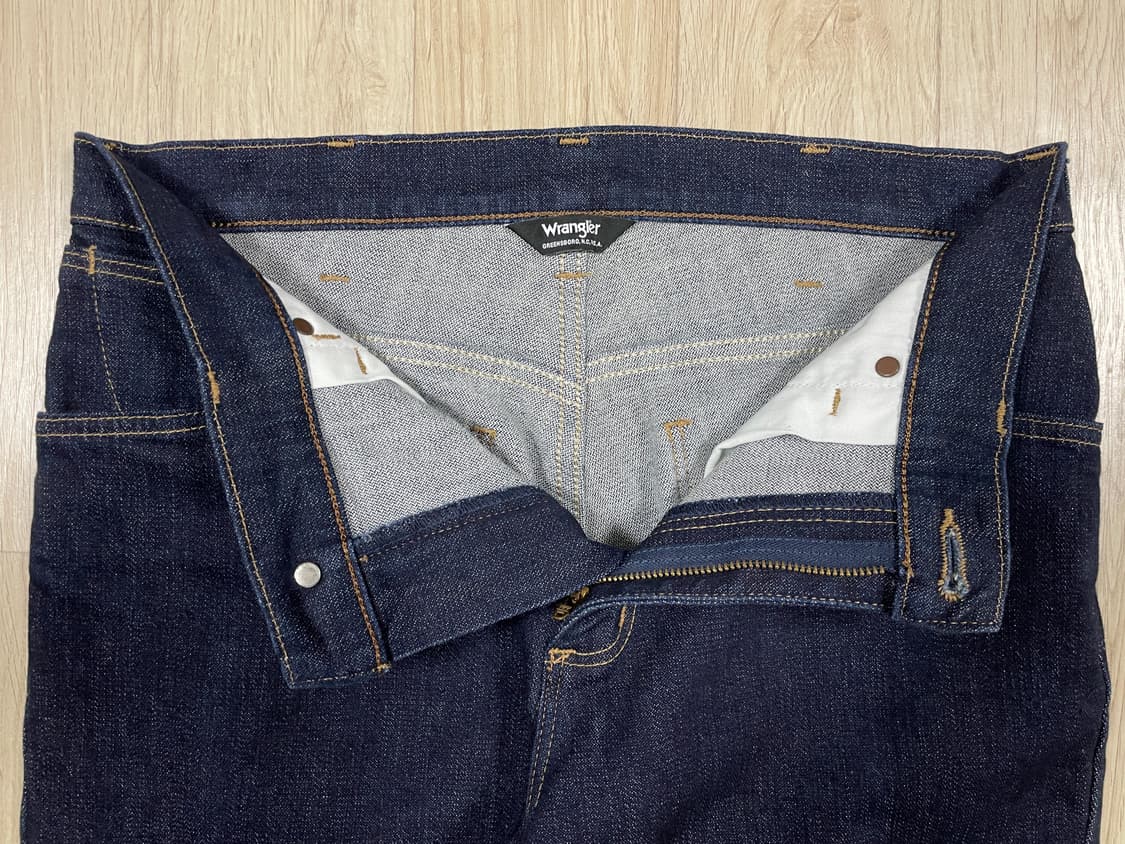 30) 랭글러 재팬 레귤러핏 진청 데님팬츠 상품이미지5