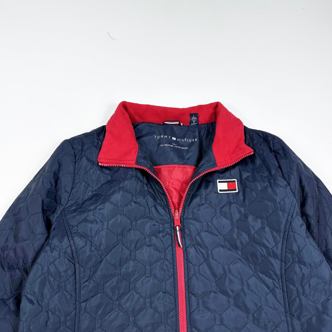타미힐피거 플래그 네이비 퀼팅자켓 (L 여성추천) 상품이미지1