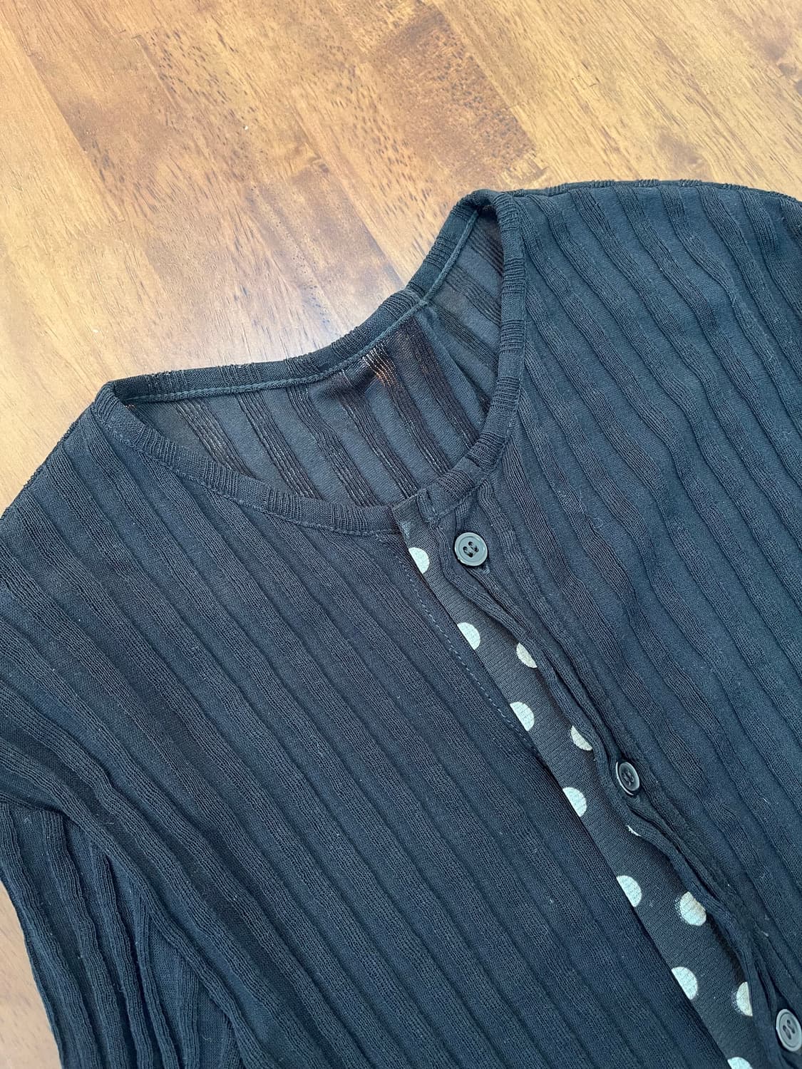 요지야마모토 타이다운 버튼 가디건 상품이미지5