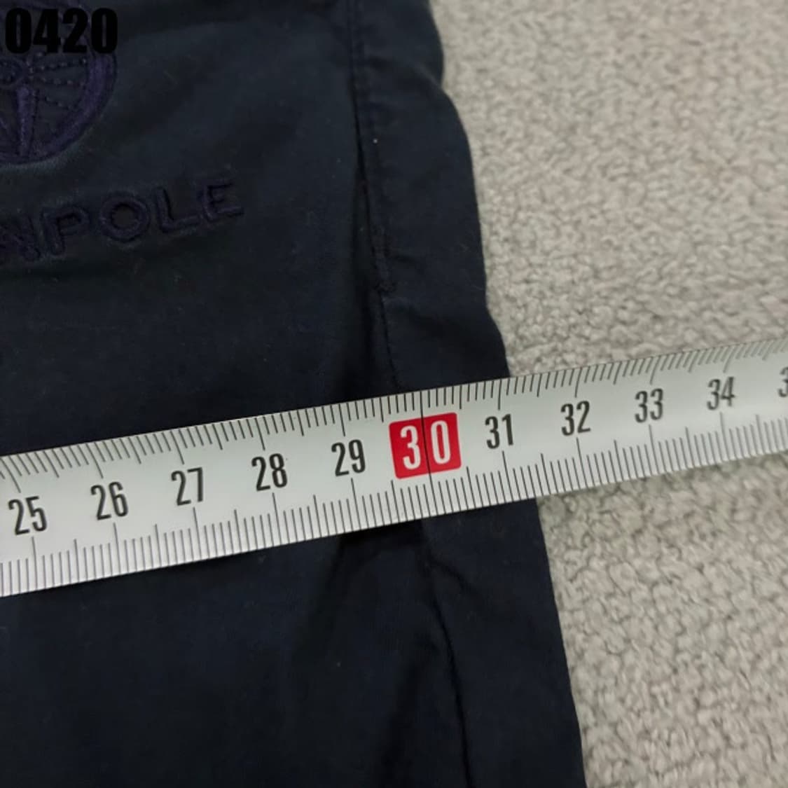 빈폴 네이비 면바지 남성 캐주얼 바지 34 상품이미지5