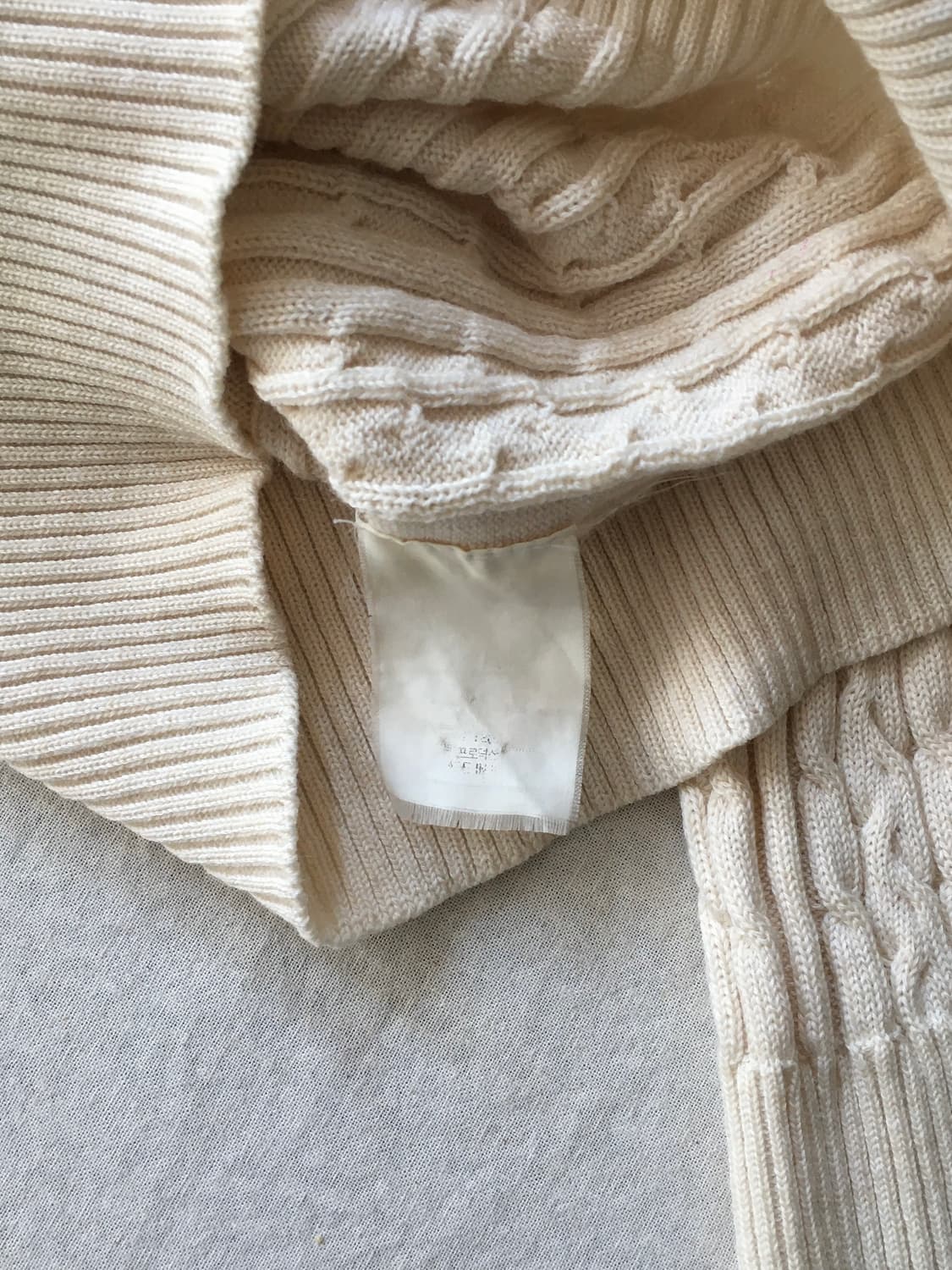 빈폴 브이넥 케이블가디건 상품이미지5