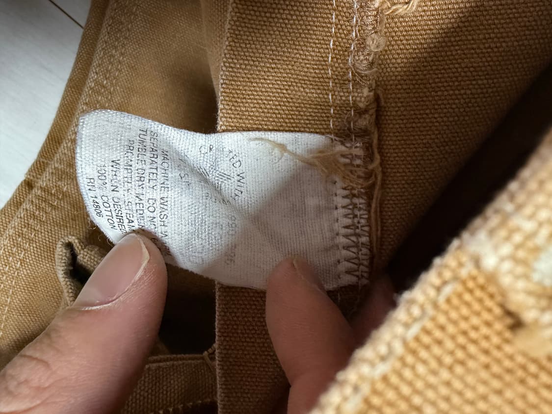 90s 칼하트 더블니 덕브라운 상품이미지3