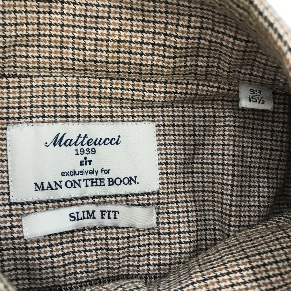 맨온더분 마테우치 체크셔츠 국내판 [39사이즈] 상품이미지5