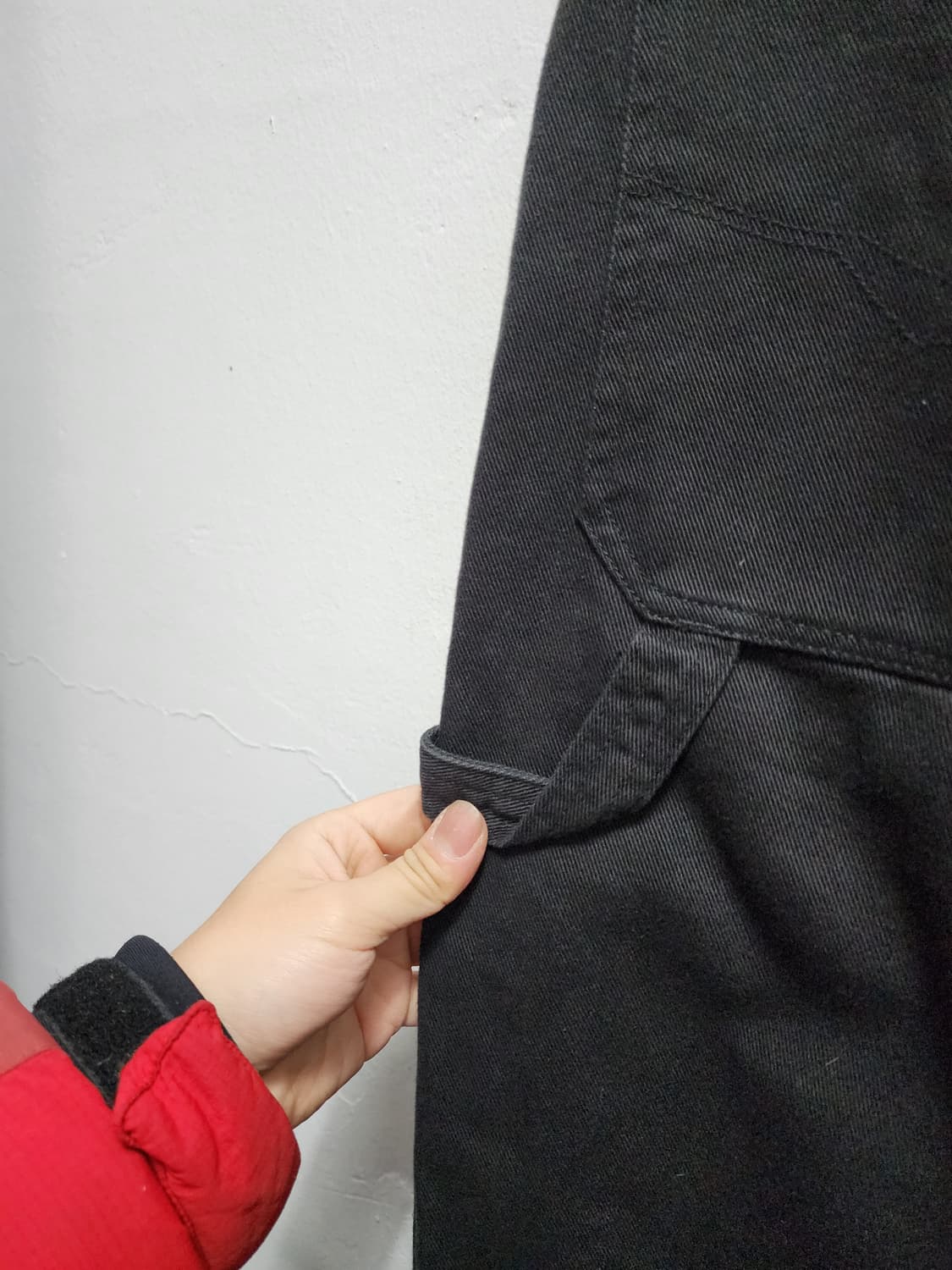 할리데이비슨 카펜터 와이드 데님 흑청바지 상품이미지3