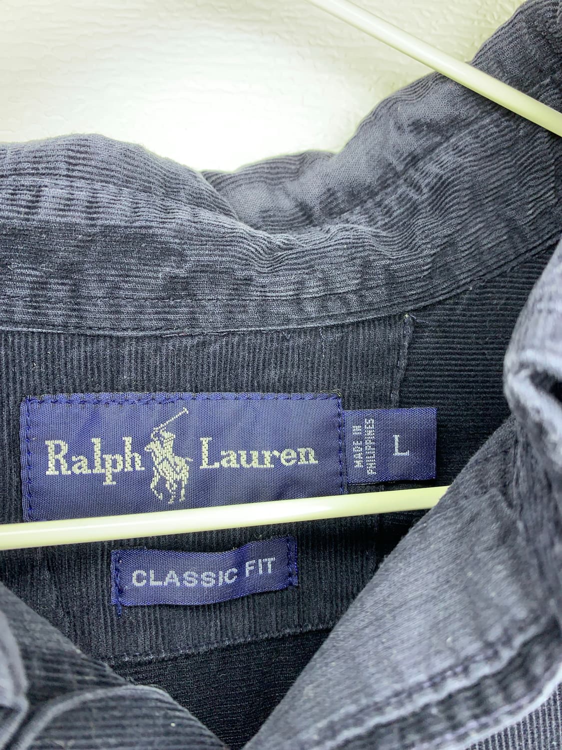 폴로 랄프로렌 네이비 코듀로이 셔츠  상품이미지4