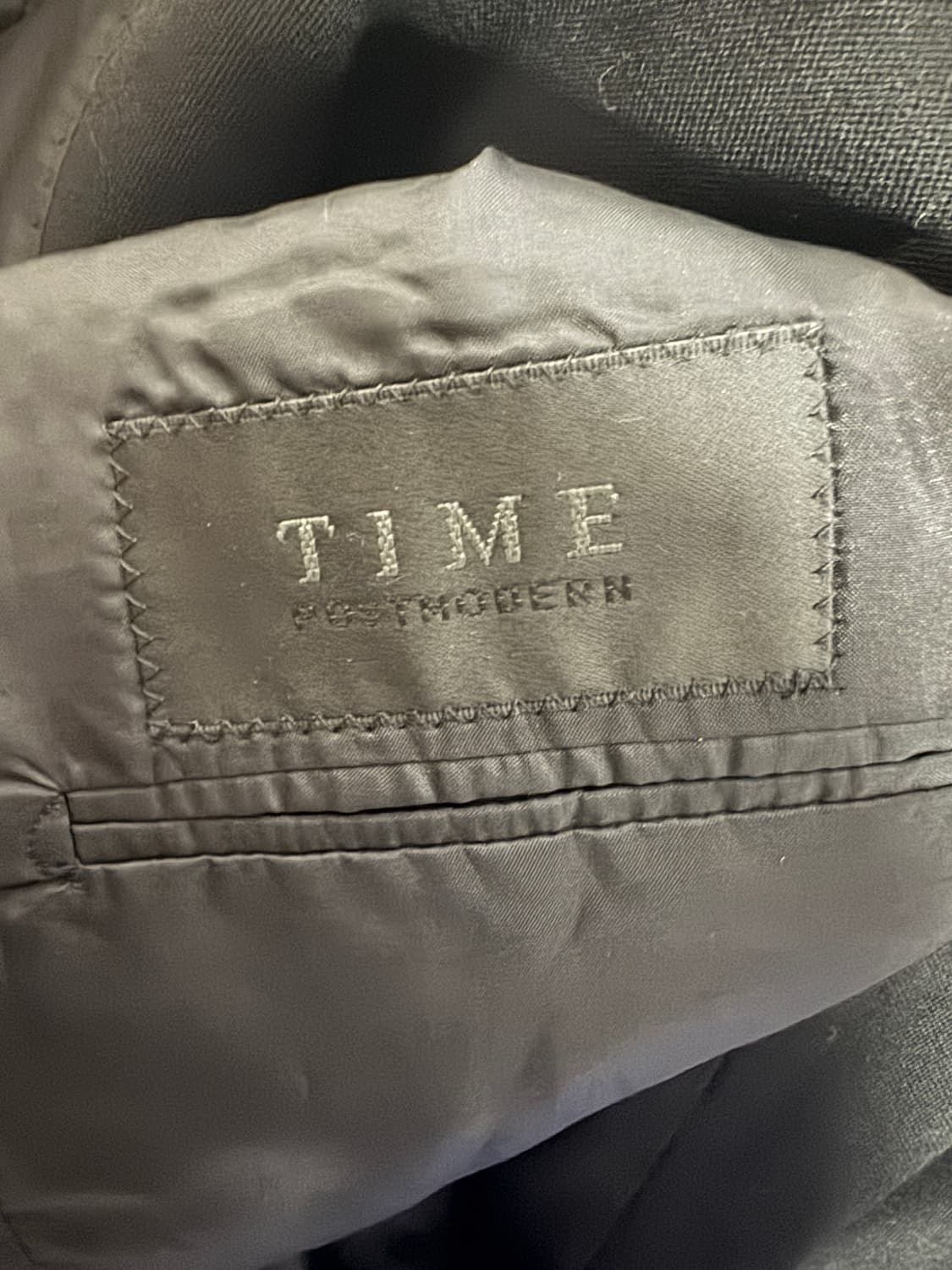 한섬 타임 Time 옴므 블랙 울 블레이저 자켓 50 상품이미지3