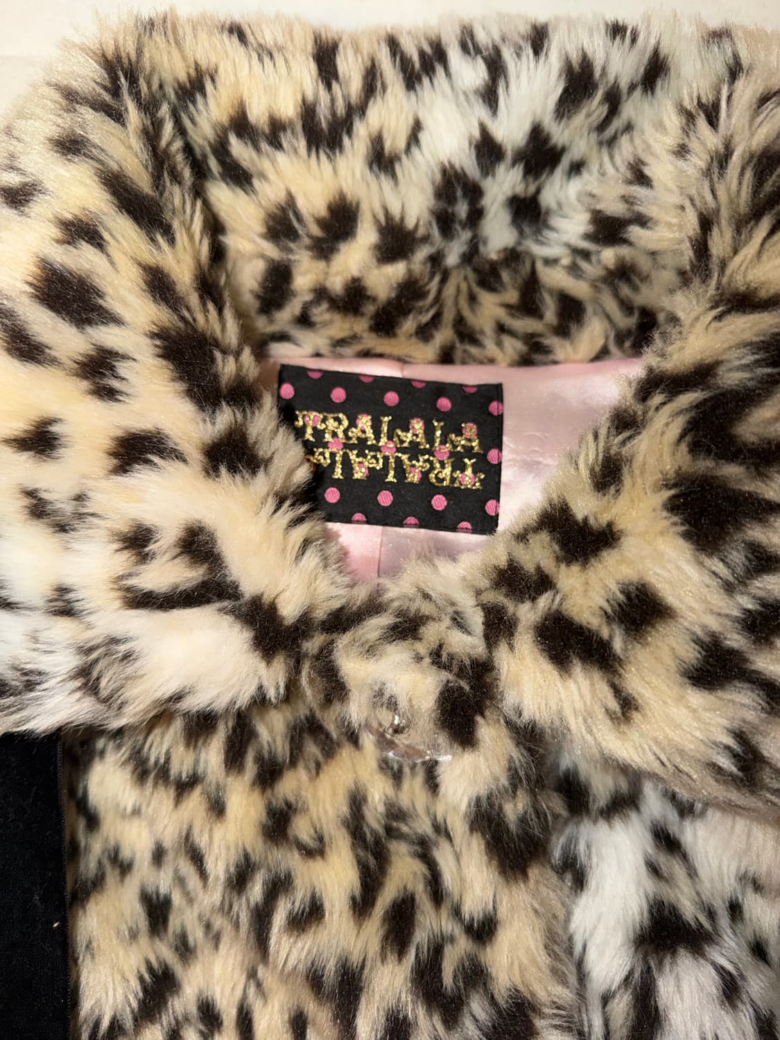 리즈리사 트라라라 트라라 갸루 호피 레오파드 히메 퍼코트 자켓 빈티지 상품이미지2