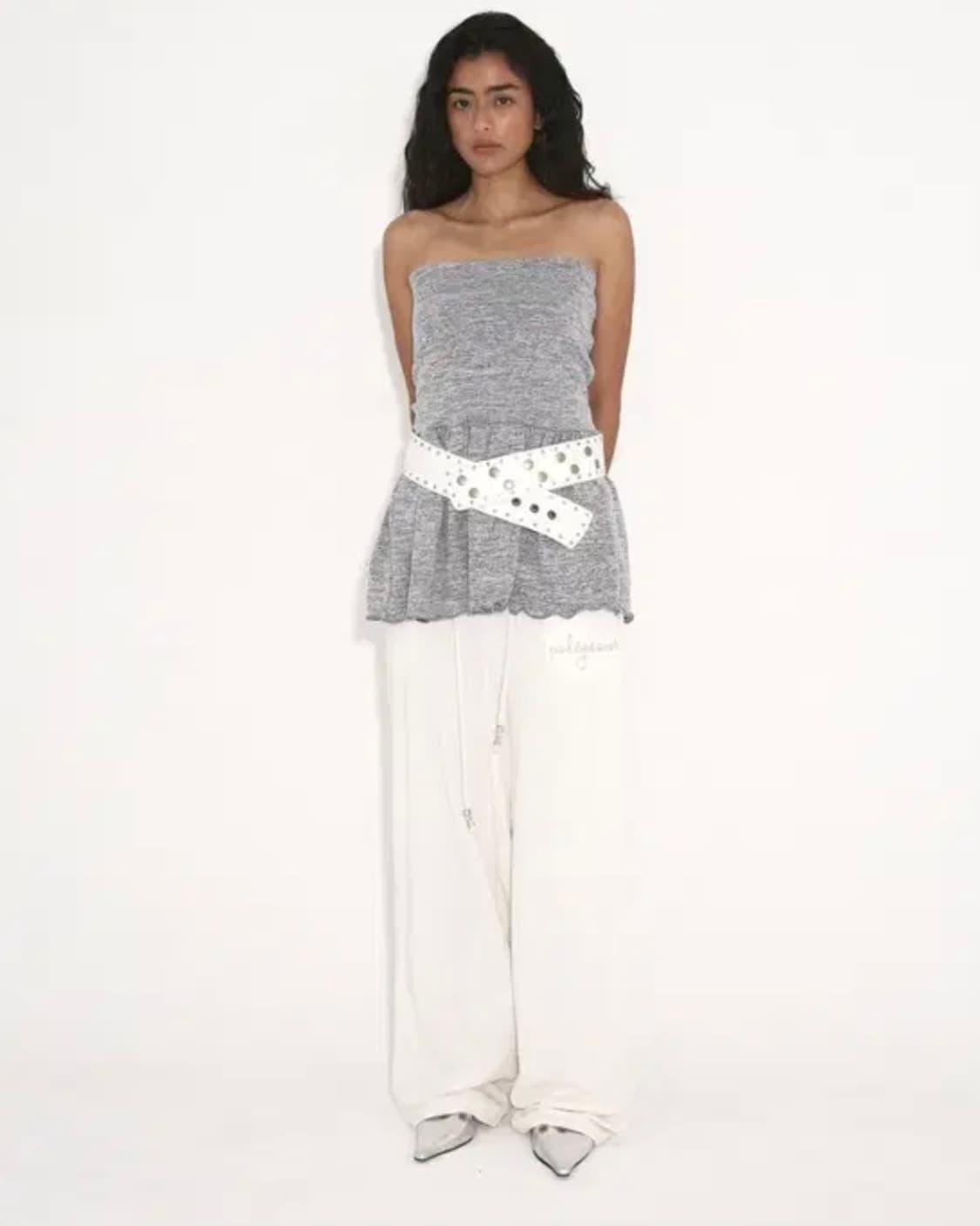 폴리수엠 both skirt and top (grey) 상품이미지3