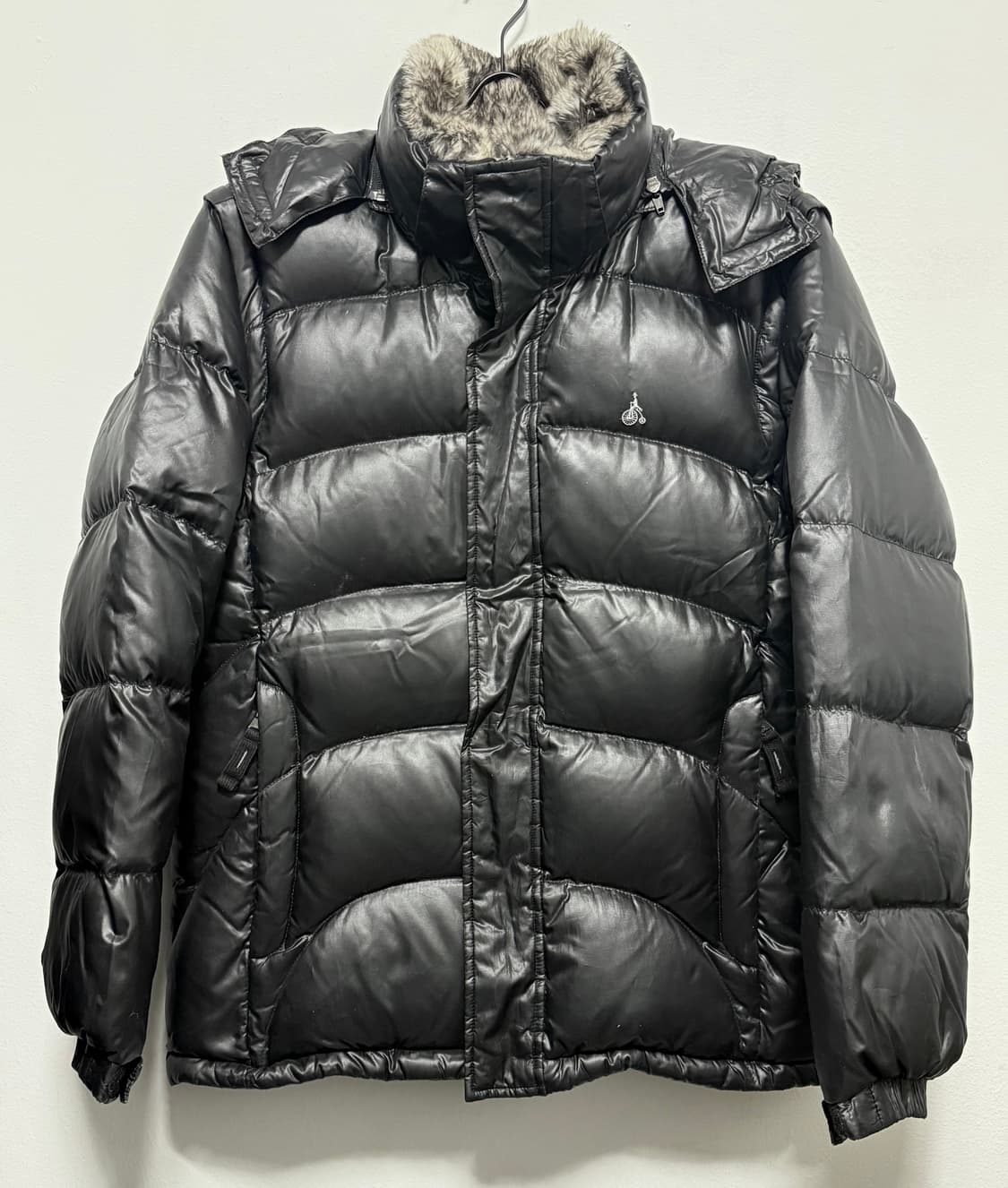 빈폴 남성 퍼 블랙 패딩 100 상품이미지2