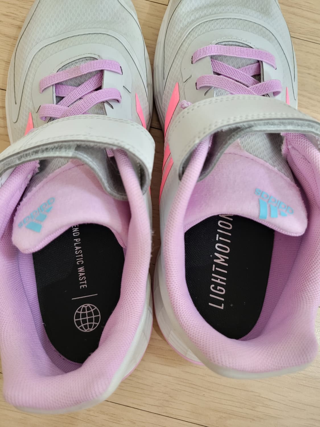 아디다스 Adidas 키즈 운동화 240 핑크 상품이미지8