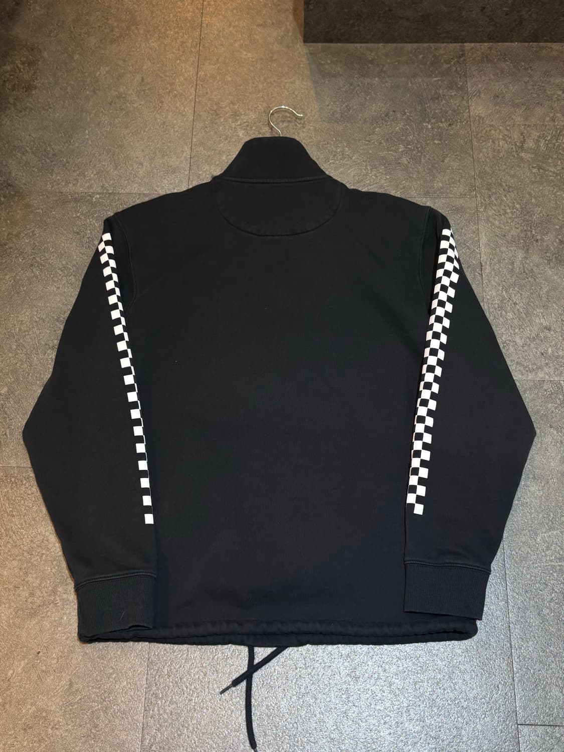 반스 블랙 하프집업 맨투맨 M 상품이미지3