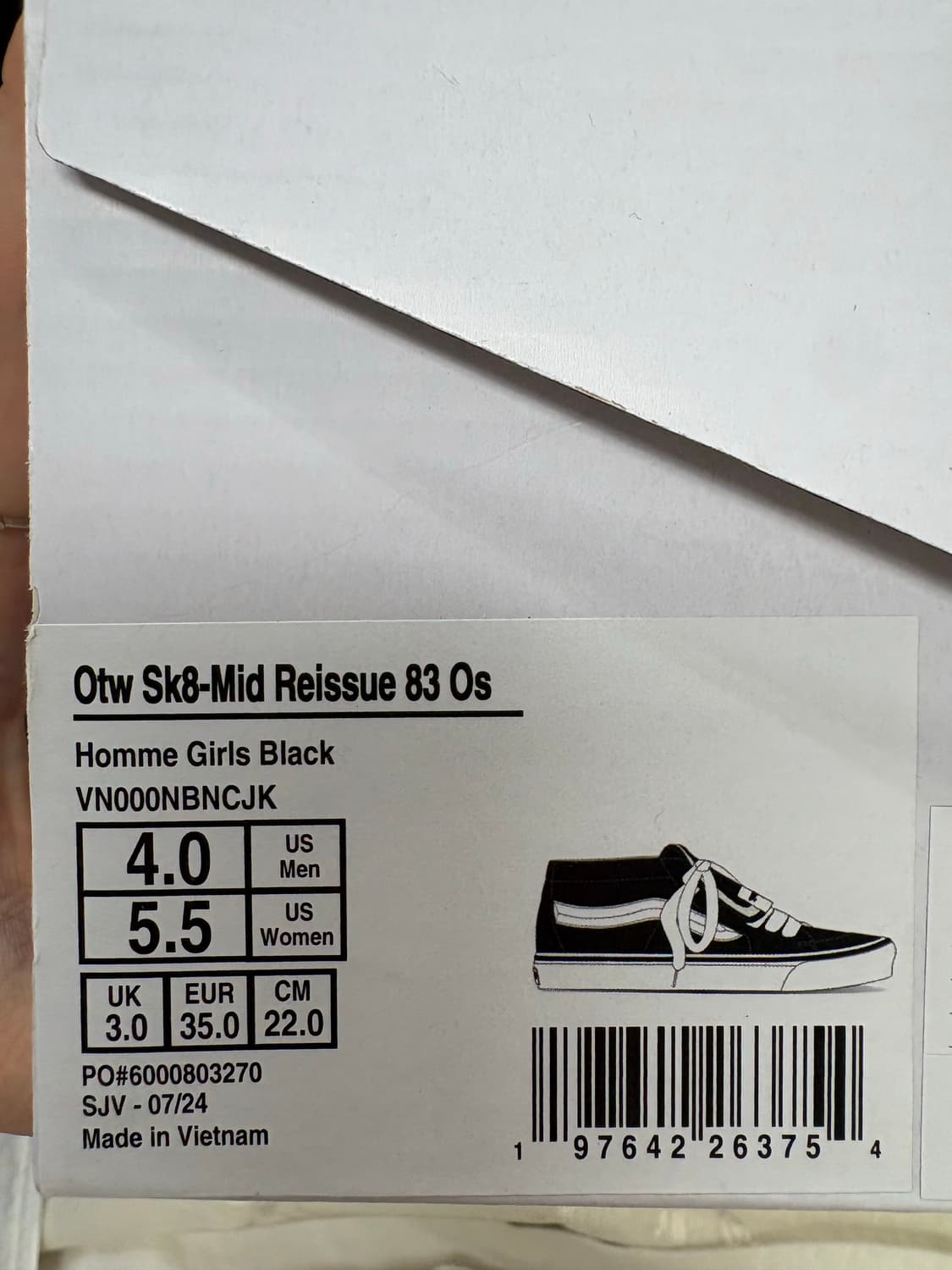 Vans x Hommegirls OTW Sk8-Mid Reissue 83 상품이미지6