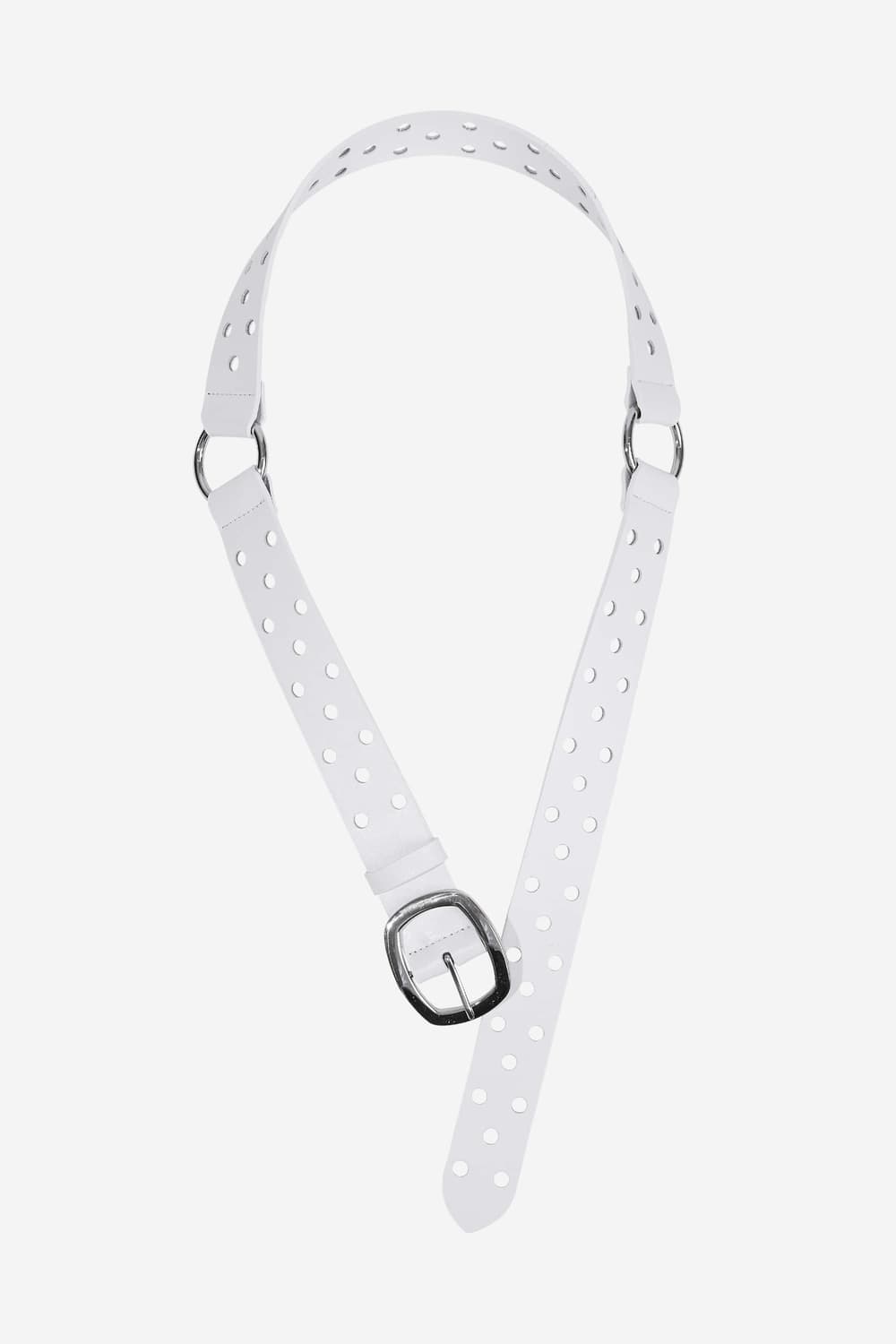 세릭 TWO RING HOLE BELT / WHITE 상품이미지3