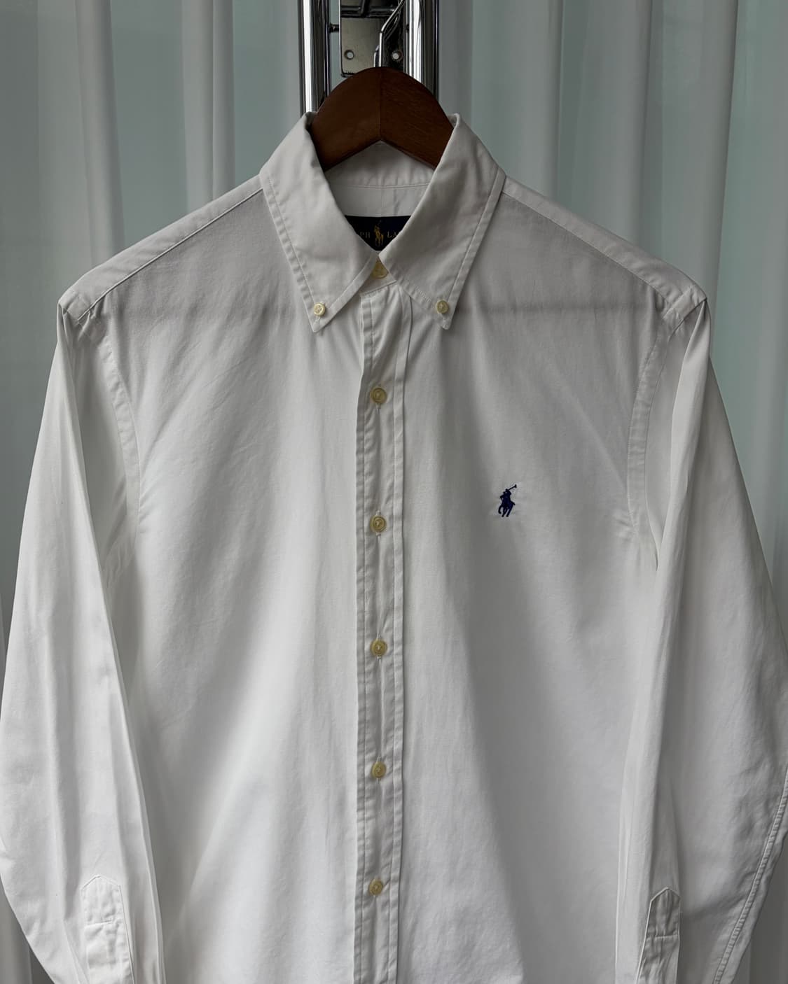 [S]폴로 랄프로렌 화이트 포플린 셔츠 상품이미지5