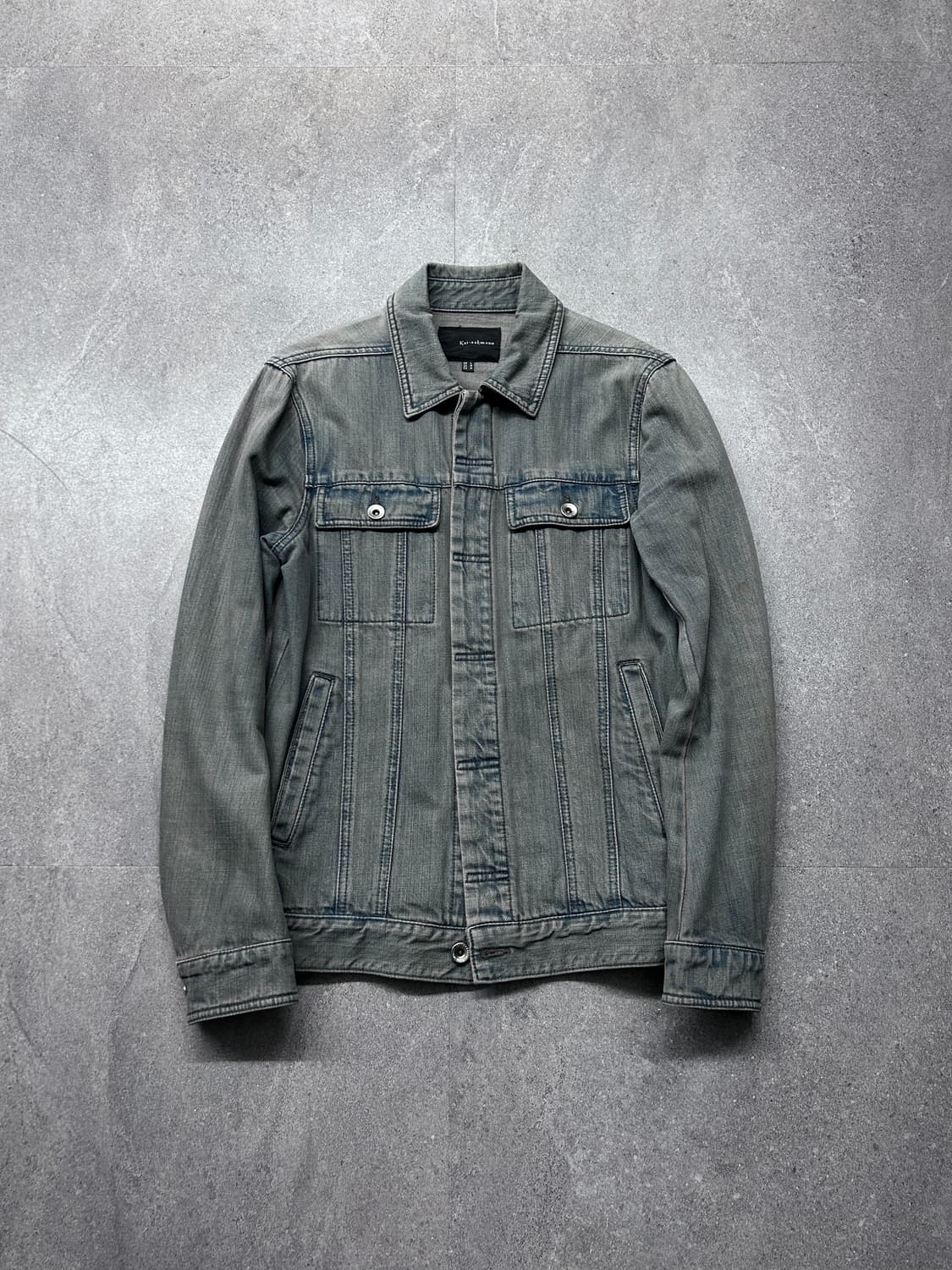 카이 아크만 워싱 트러커 데님 자켓 상품이미지4