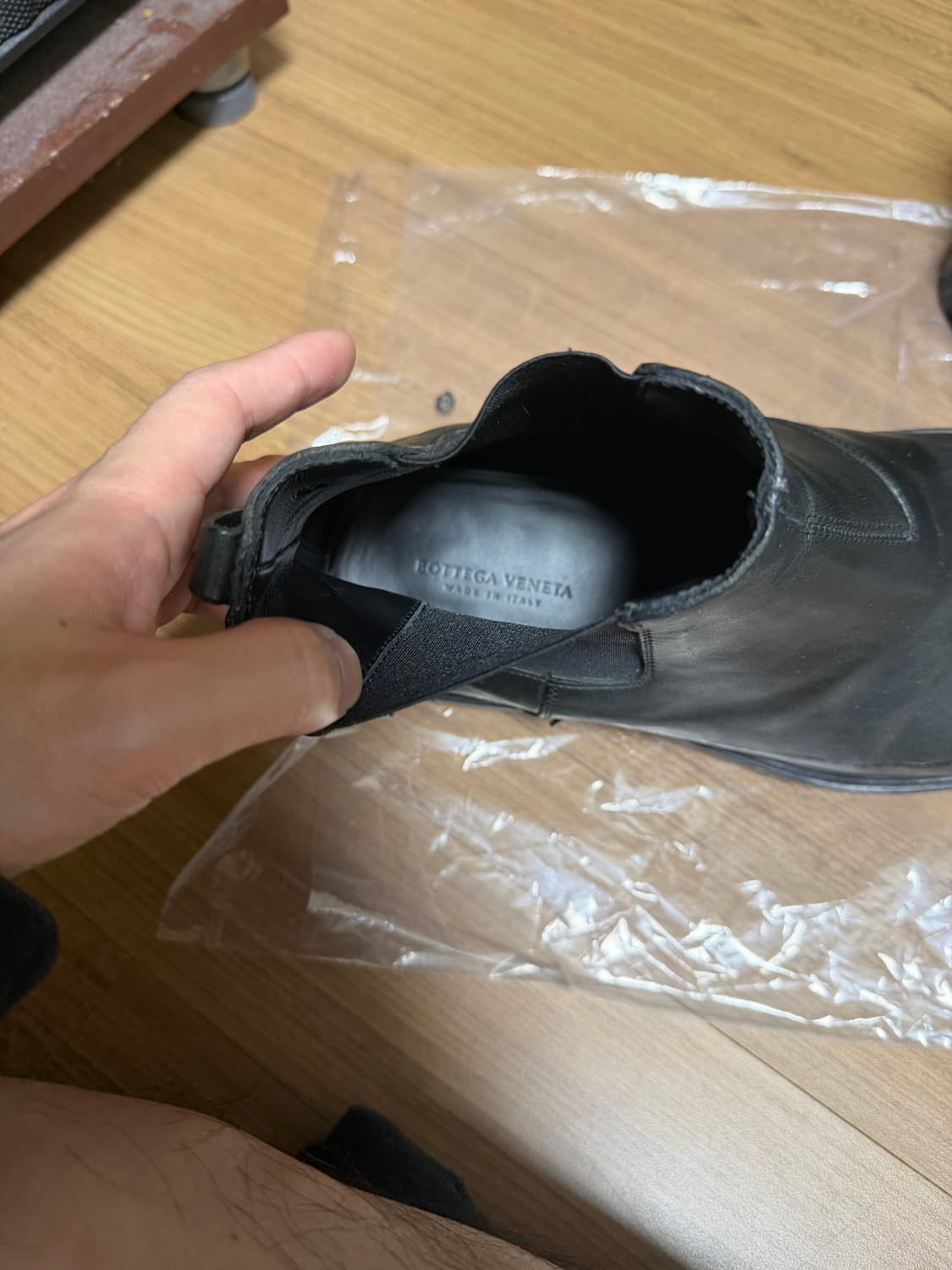 보테가베네타 첼시 러그 부츠 블랙 42사이즈 상품이미지8