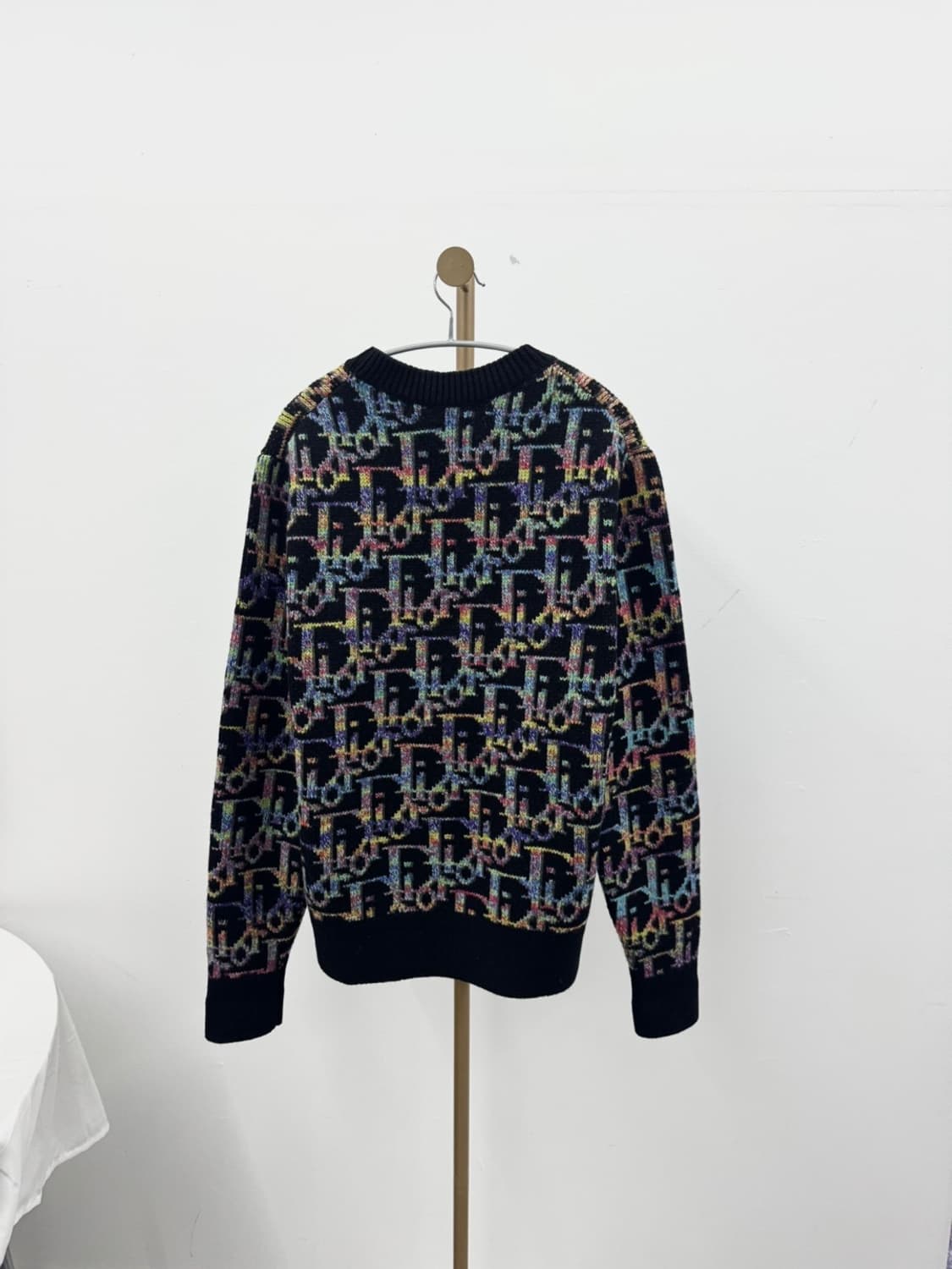 [M] 디올 오블리크 레인보우 자카드 울 니트 M size 상품이미지3