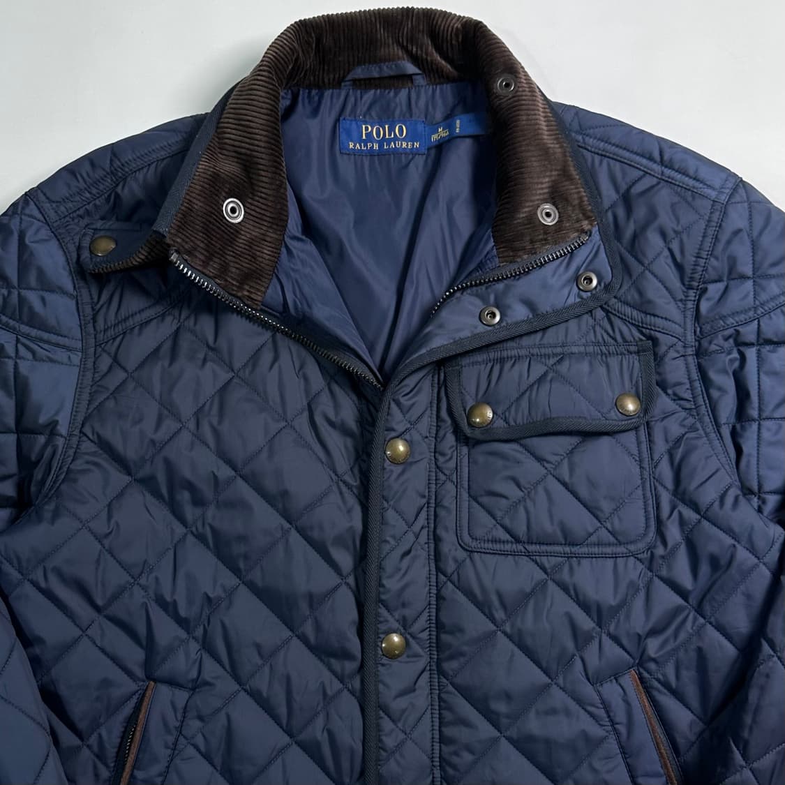 폴로 랄프로렌 네이비 3포켓 퀼팅 자켓 상품이미지2