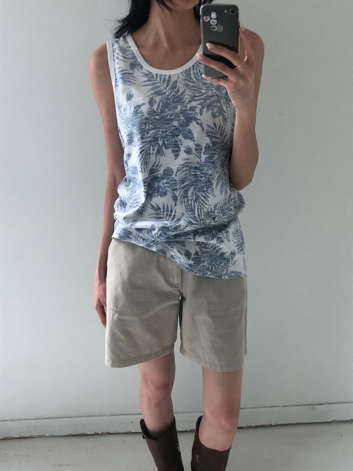 일본빈티지 Navy 슬리브리스 상품이미지1