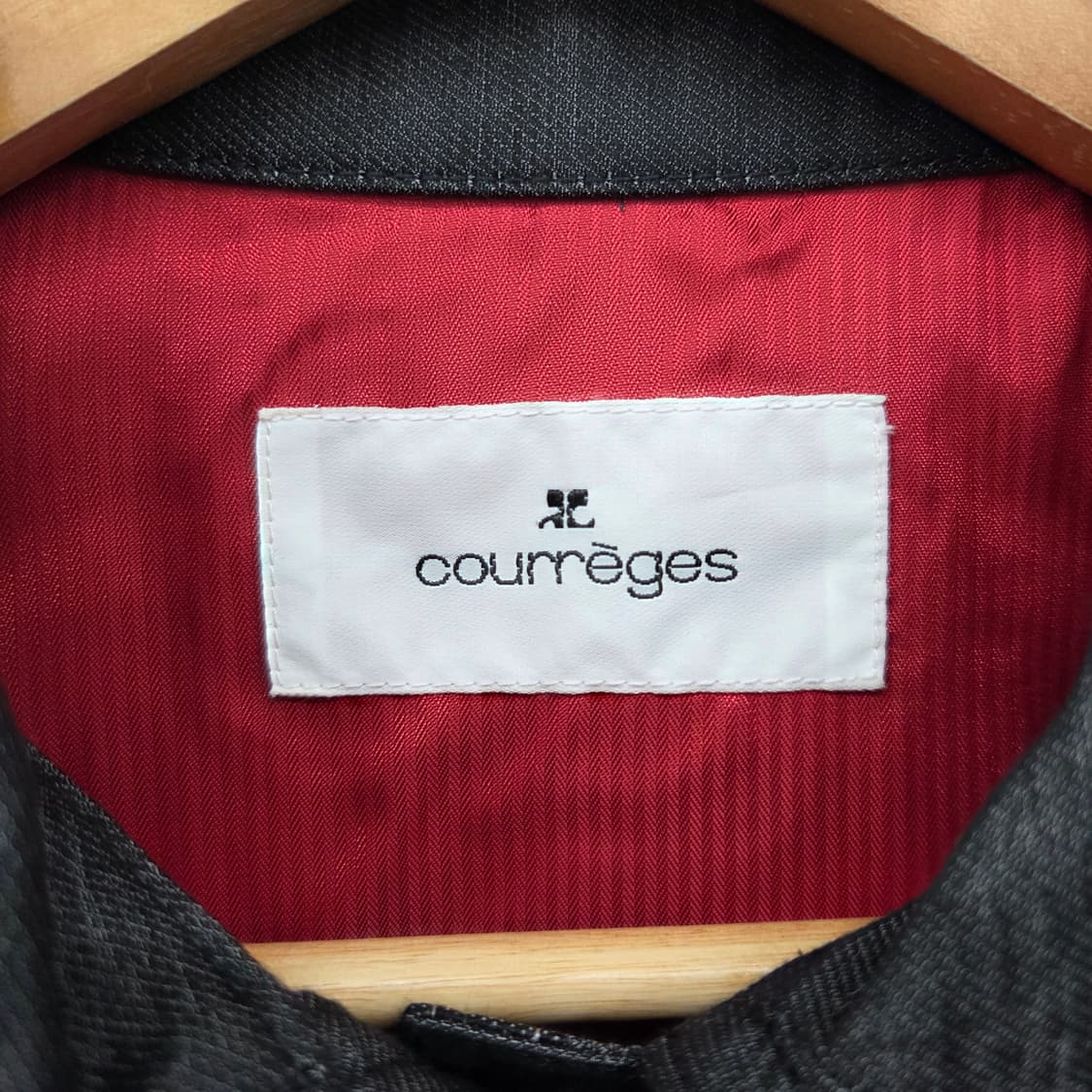 꾸레쥬 블랙 데님 자켓 여성 XS 상품이미지5