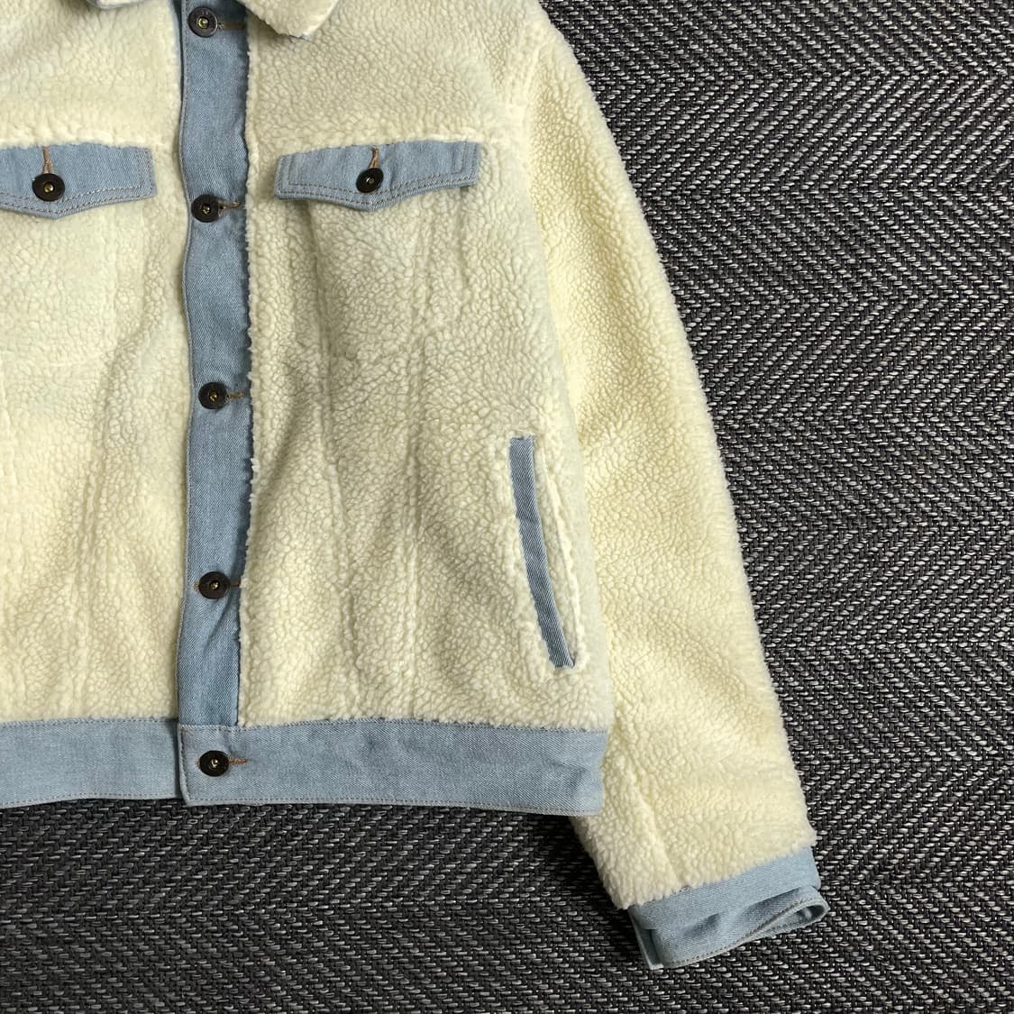 에비수 쉐르파 믹스업 데님 트러커 자켓o 2957 상품이미지2