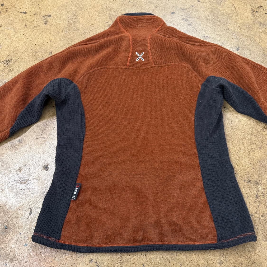 [정품/M] 몬츄라 주황색 하프넥 니트 스웨터 b15 상품이미지4