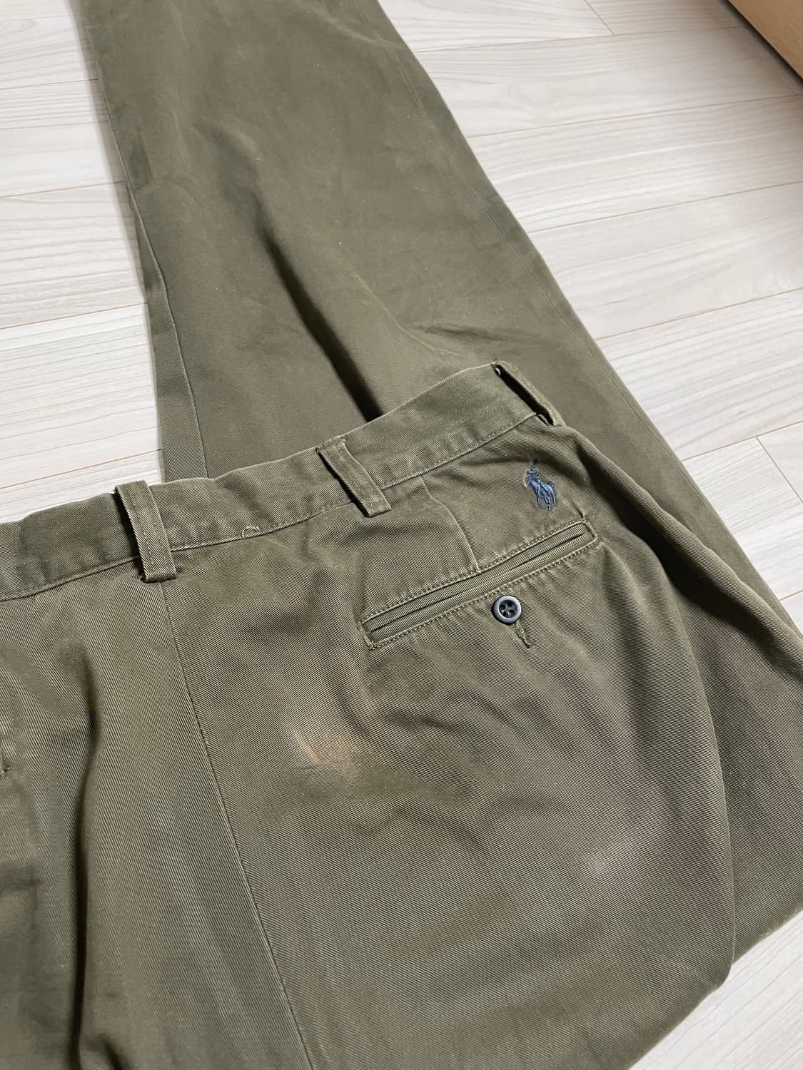 폴로 치노팬츠 카키색상 38x30 상품이미지5