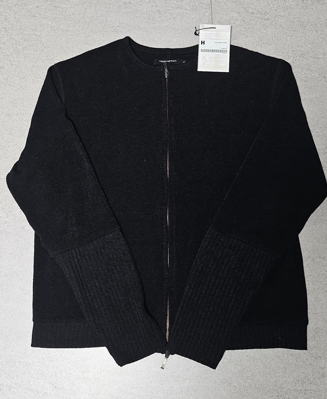 3) 해칭룸 레이어 가디건 애쉬블랙 상품이미지1