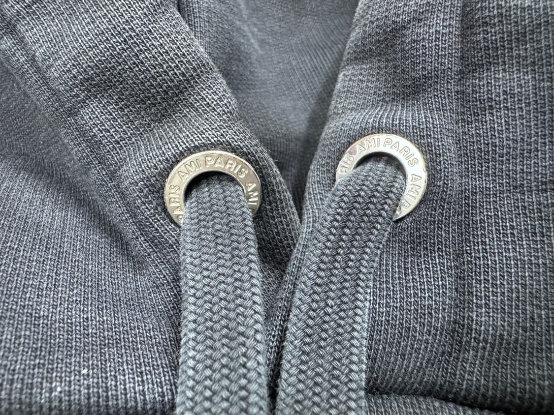 교환 아미 파리 프랑스 후드 스웨트셔츠 블랙 XL -> L 교환 상품이미지6