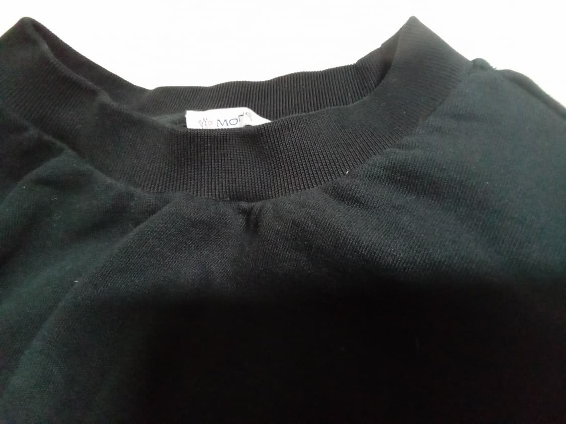 몽클레어 로고 패치 블랙 코튼 맨투맨 상품이미지4