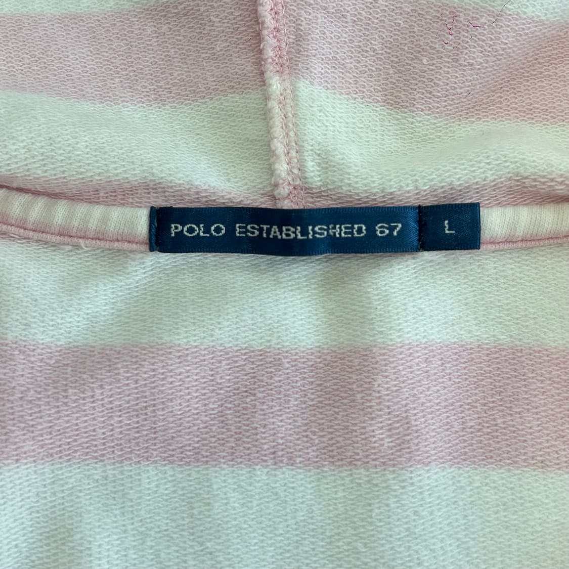 Polo 폴로 핑크포니 스트라이프 후드집업 상품이미지6