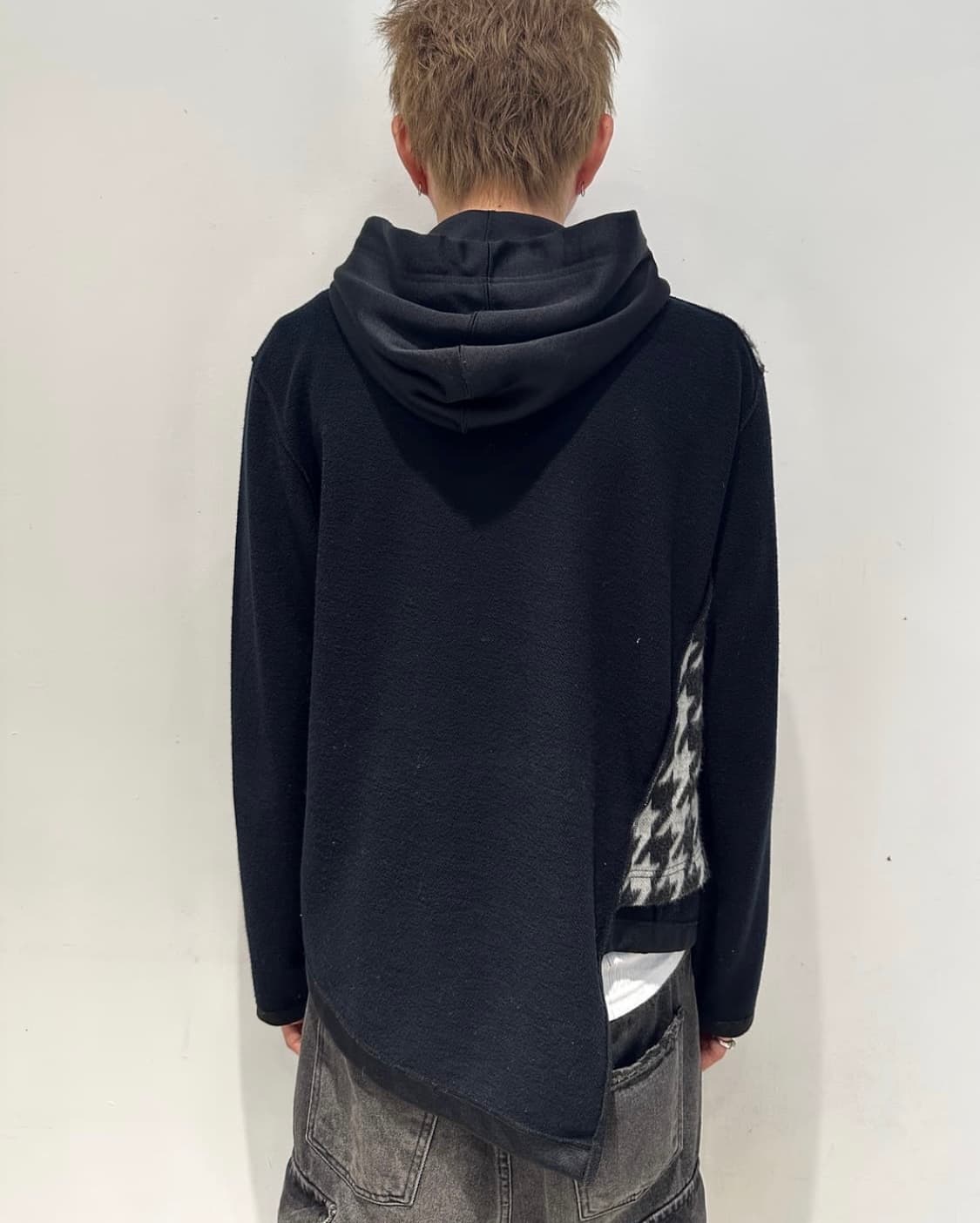 꼼데가르송 옴므 플러스 비대칭 후드집업 상품이미지5