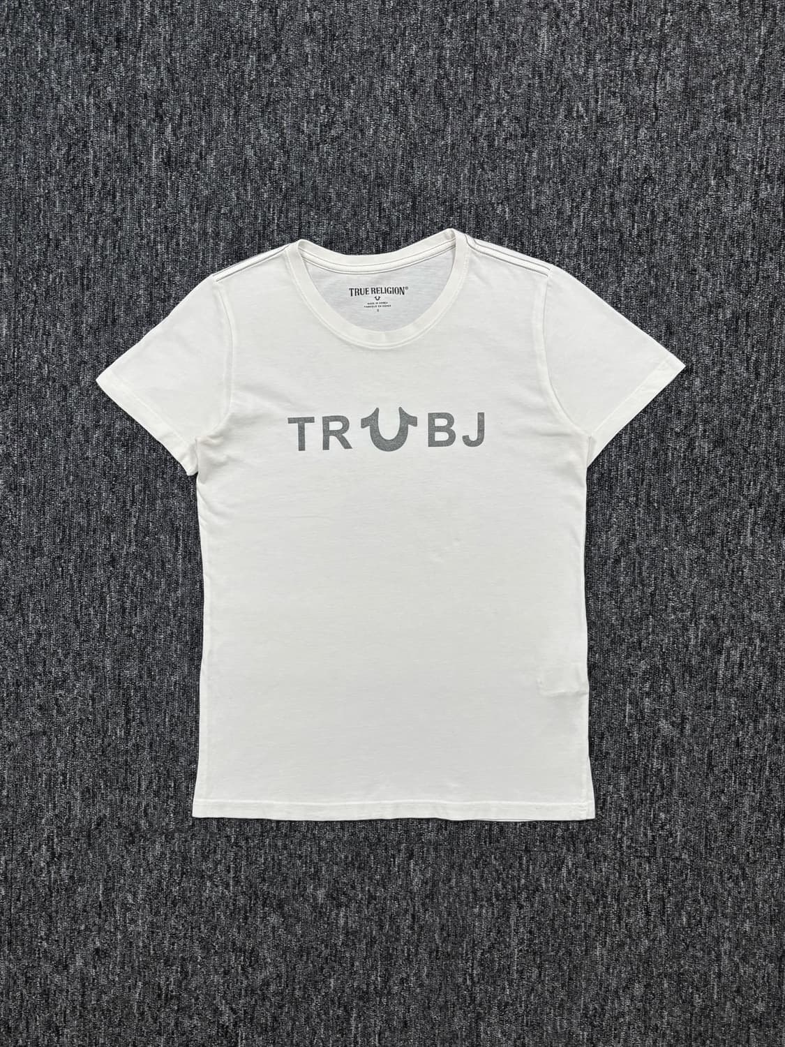 트루릴리전 화이트 프린트 반팔 상품이미지3