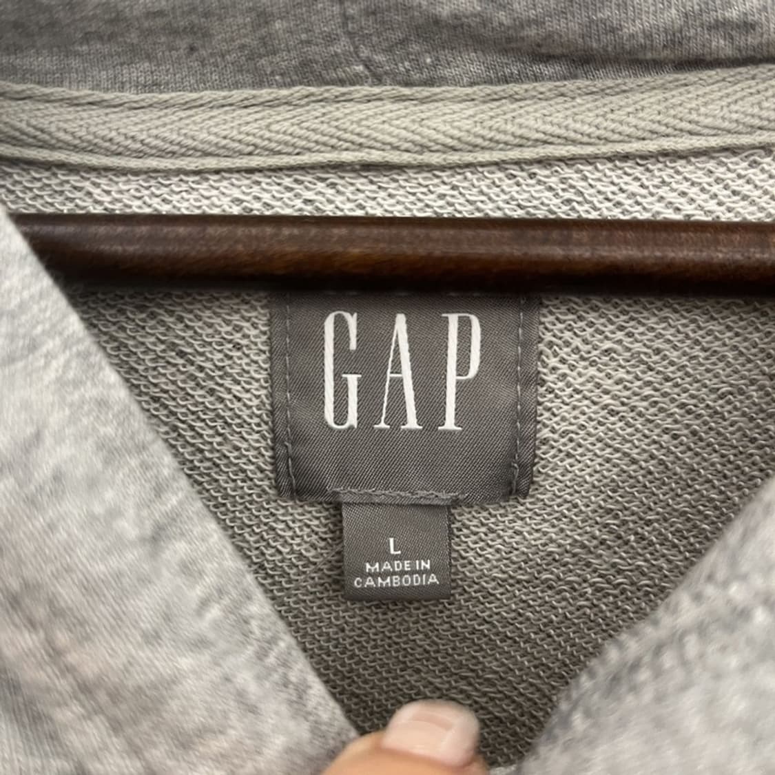 갭 GAP 빅로고 오버핏 후드티 105 C05982 상품이미지4