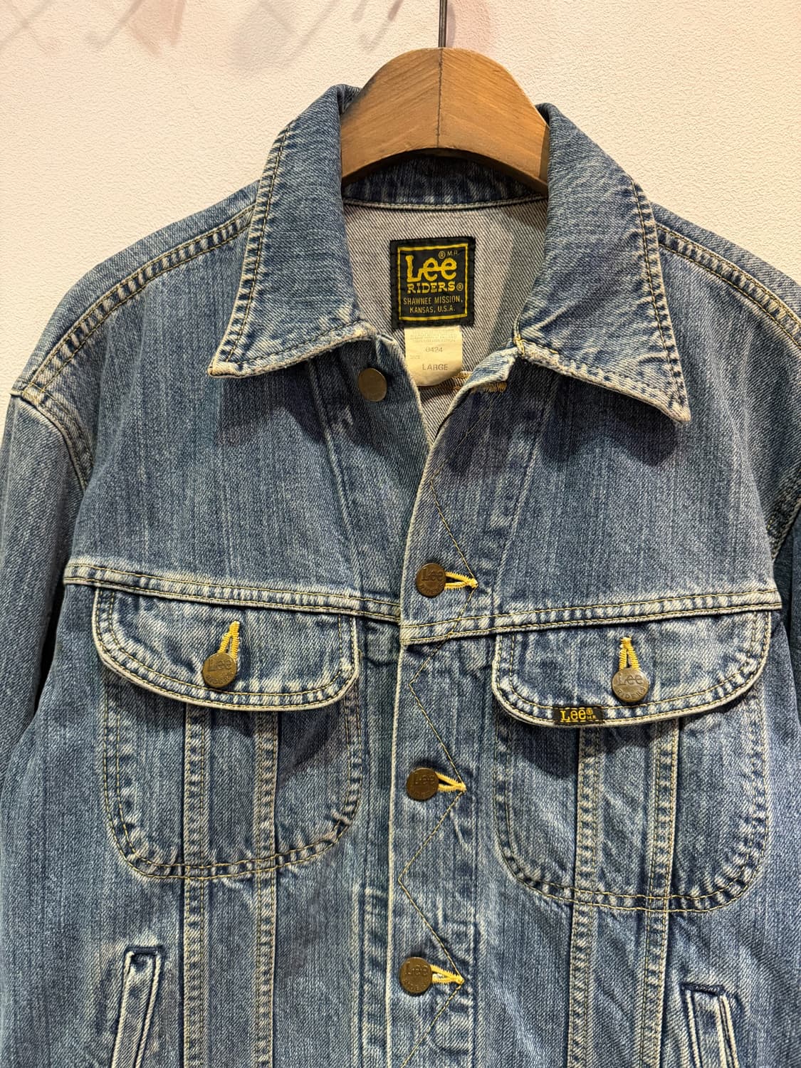 90s LEE RIDERS 데님 자켓 (Made In Japan) 상품이미지1