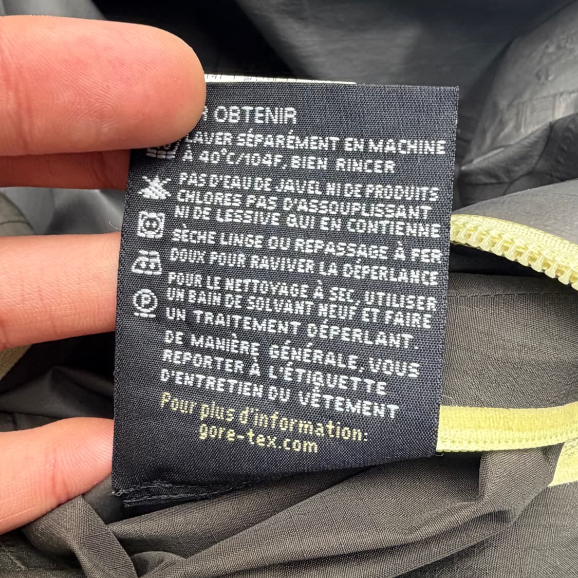 아크테릭스 베타 SL 팩라이트 쉘 카키 브라운 고어텍스 바람막이 S 상품이미지10