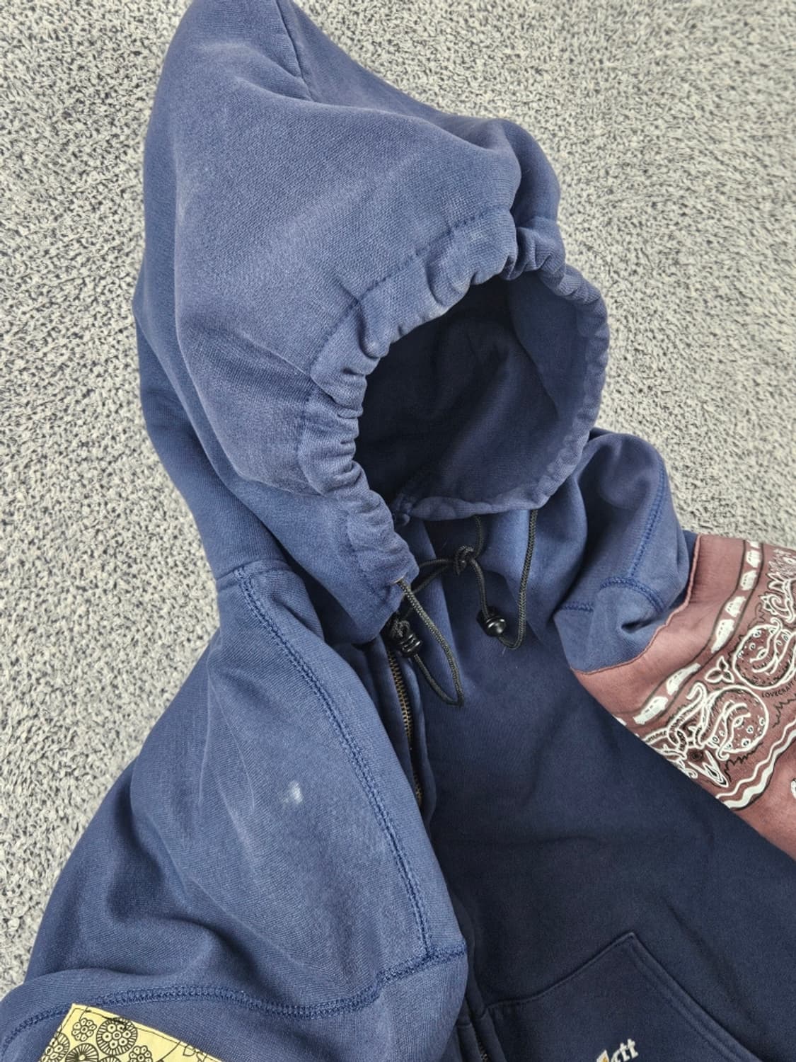 칼하트 페이즐리 반다나 커스텀 스웻 후드 집업 (2XL) / 11272 상품이미지10