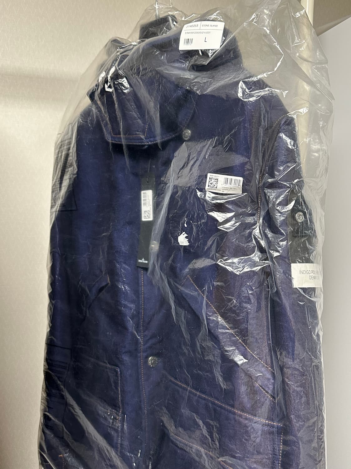 스톤아일랜드 데님 리서치 폴리프로필렌 패딩 L(105) 새상품 상품이미지7