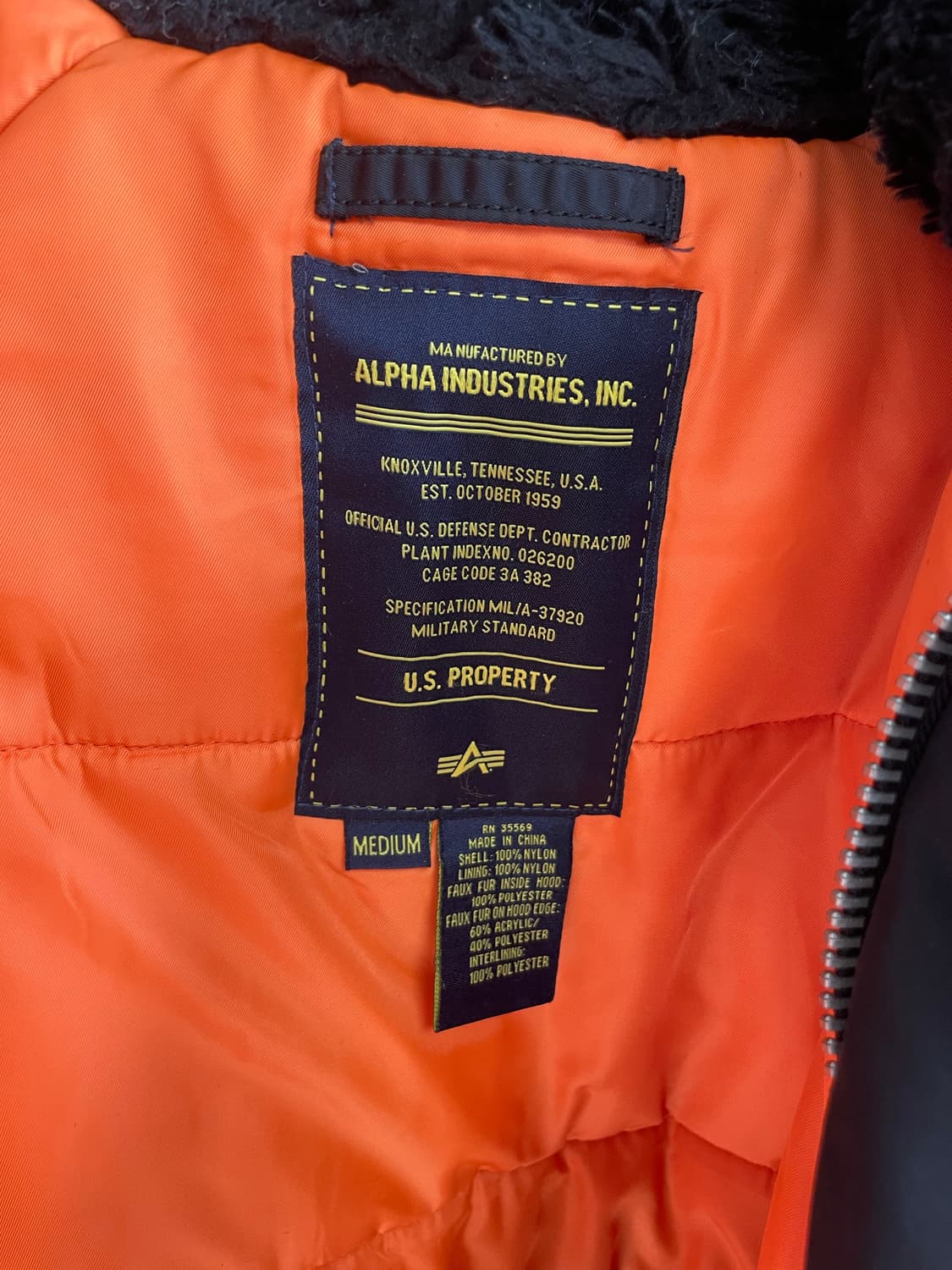 알파인더스트리 야상 상품이미지5