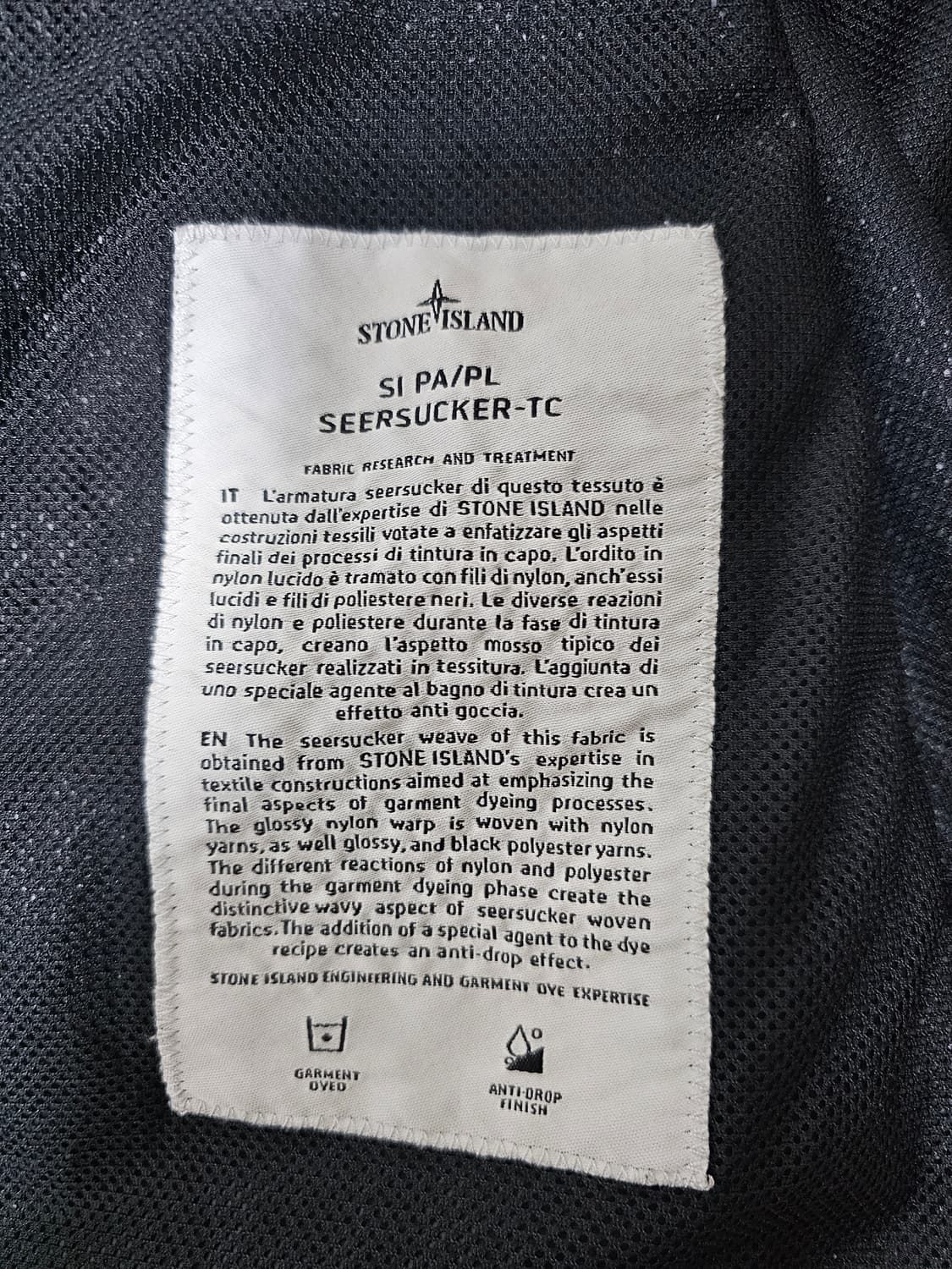 스톤아일랜드 SEERSUCKER-TC 자켓 상품이미지7