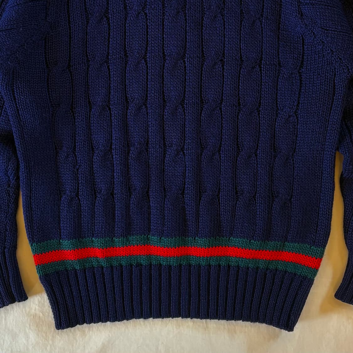(105) 90s 스코틀랜드 John Tulloch 울 크리켓 니트  상품이미지10