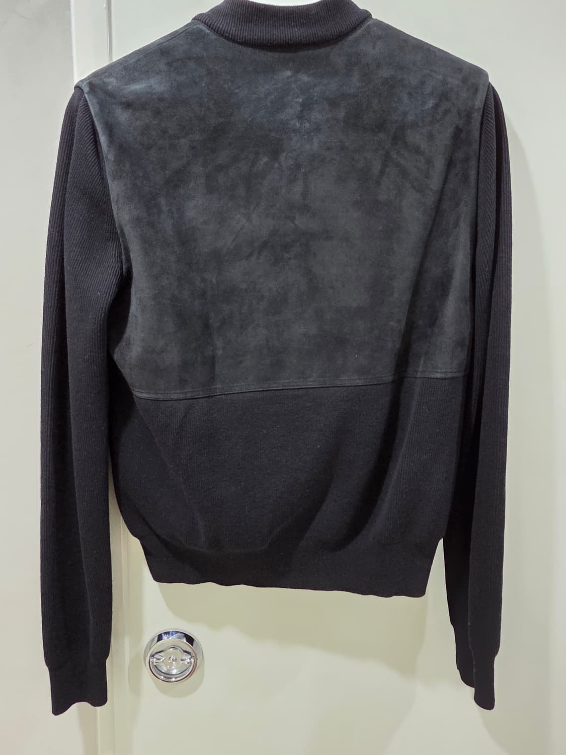 루이비통 블랙 세무 스웨이드 카디건 자켓 상품이미지4