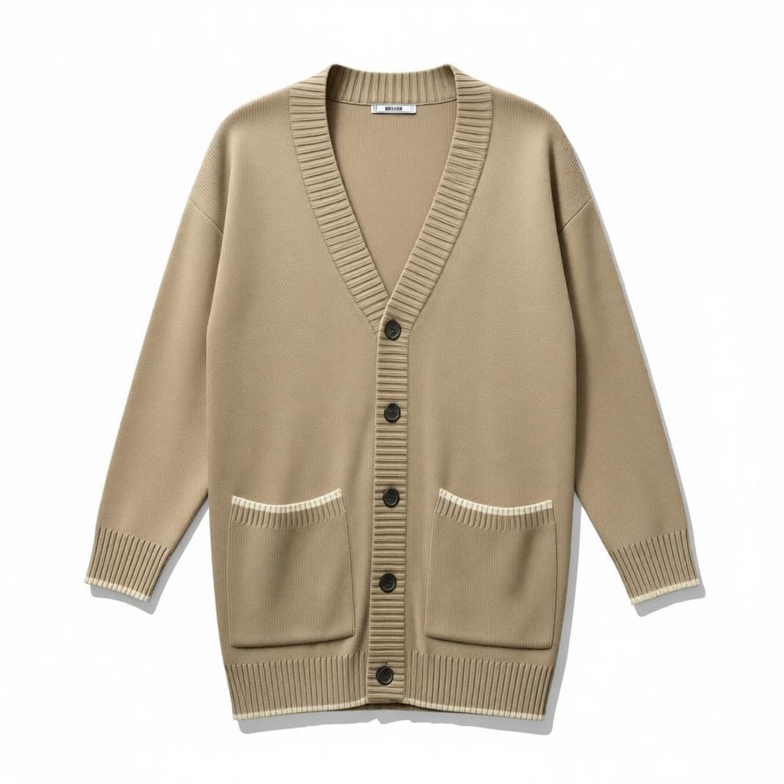 BELIER 벨리에 오버핏 가디건 베이지 M 상품이미지1