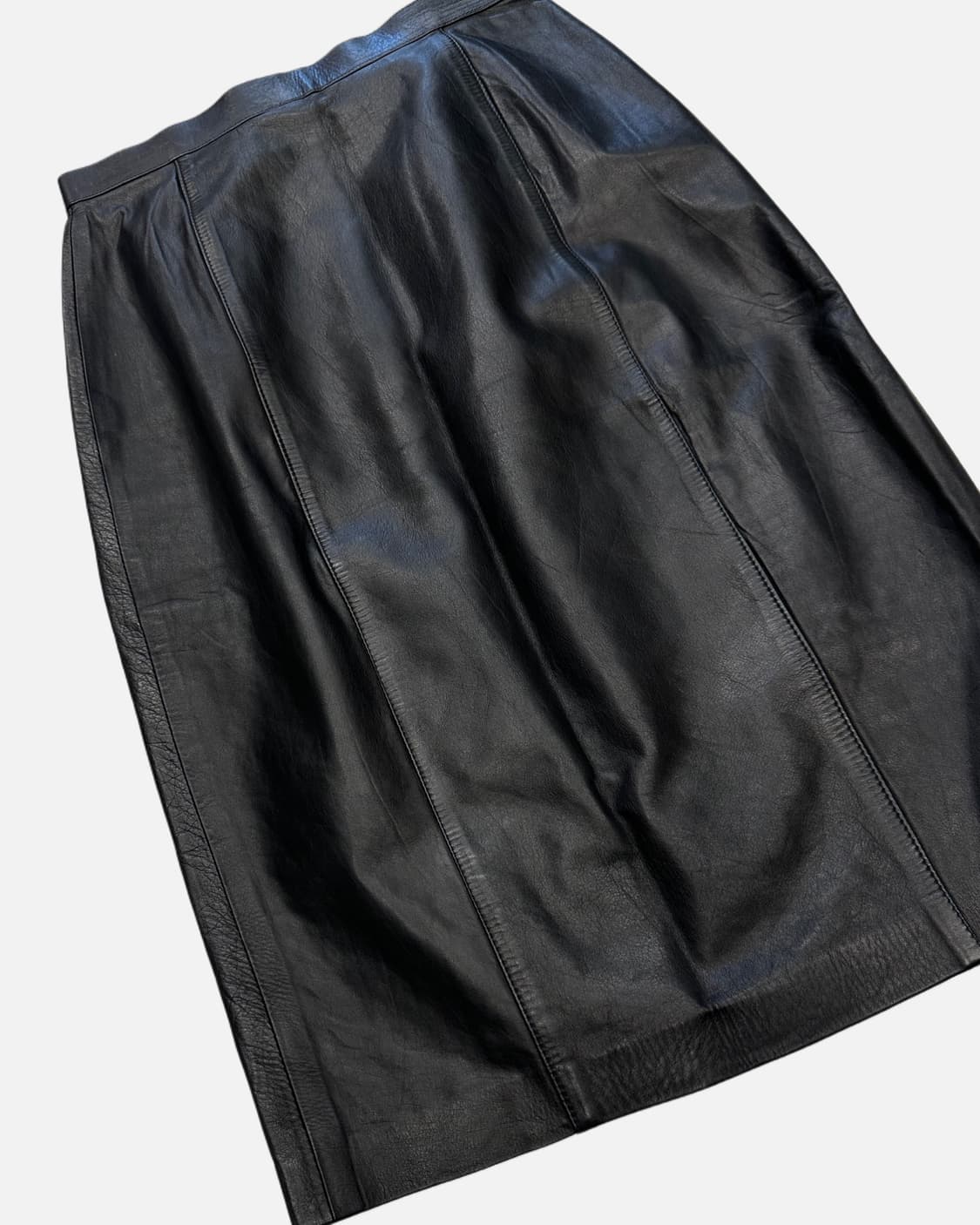 real leather h-line skirt 상품이미지6